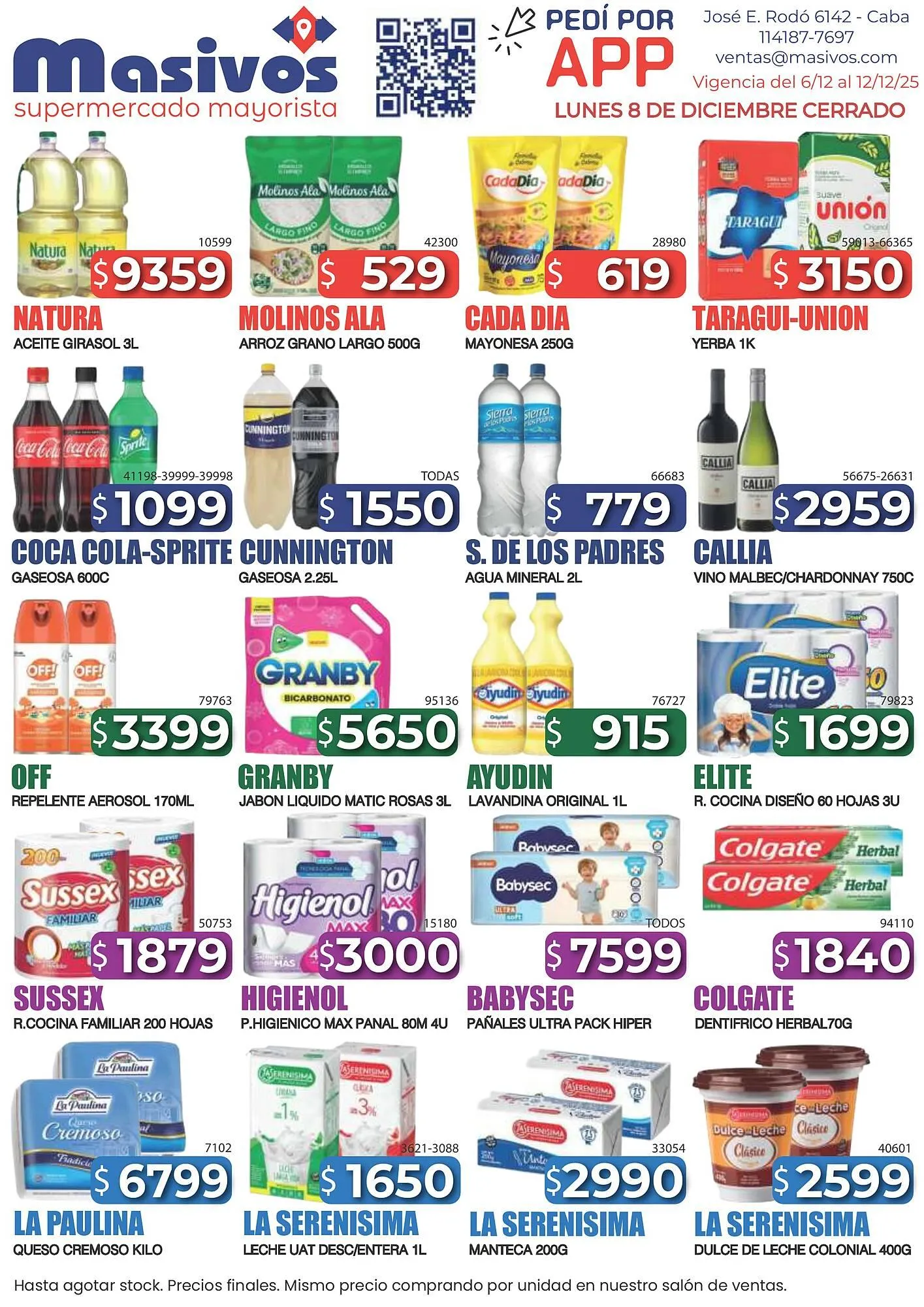 Catálogo Masivos - 1