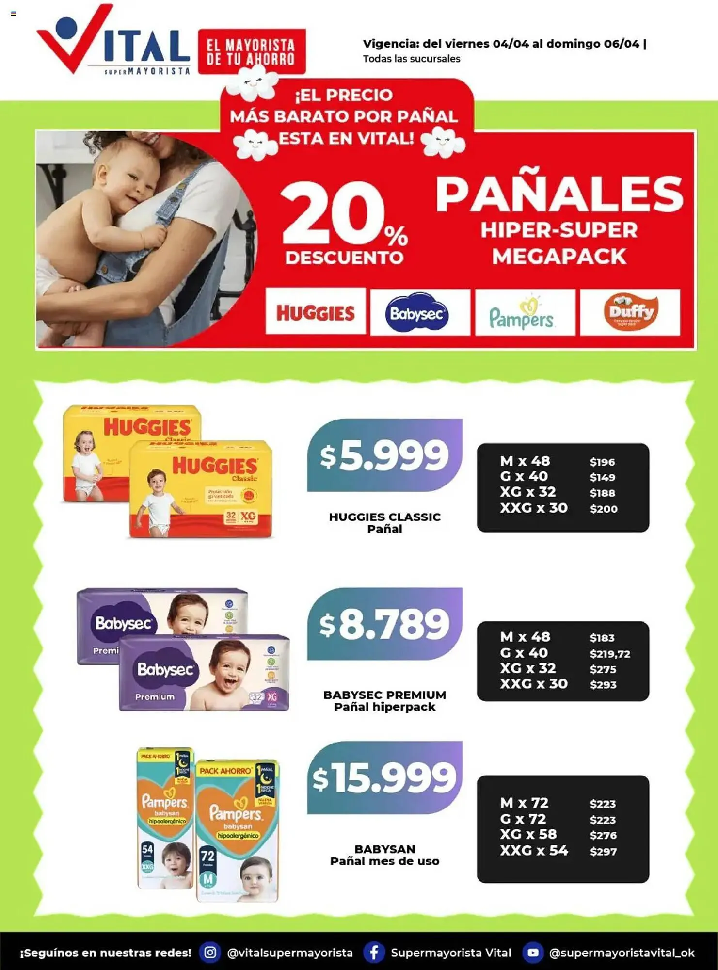 Ofertas de Catálogo Supermayorista Vital 4 de abril al 6 de abril 2025 - Página 4 del catálogo