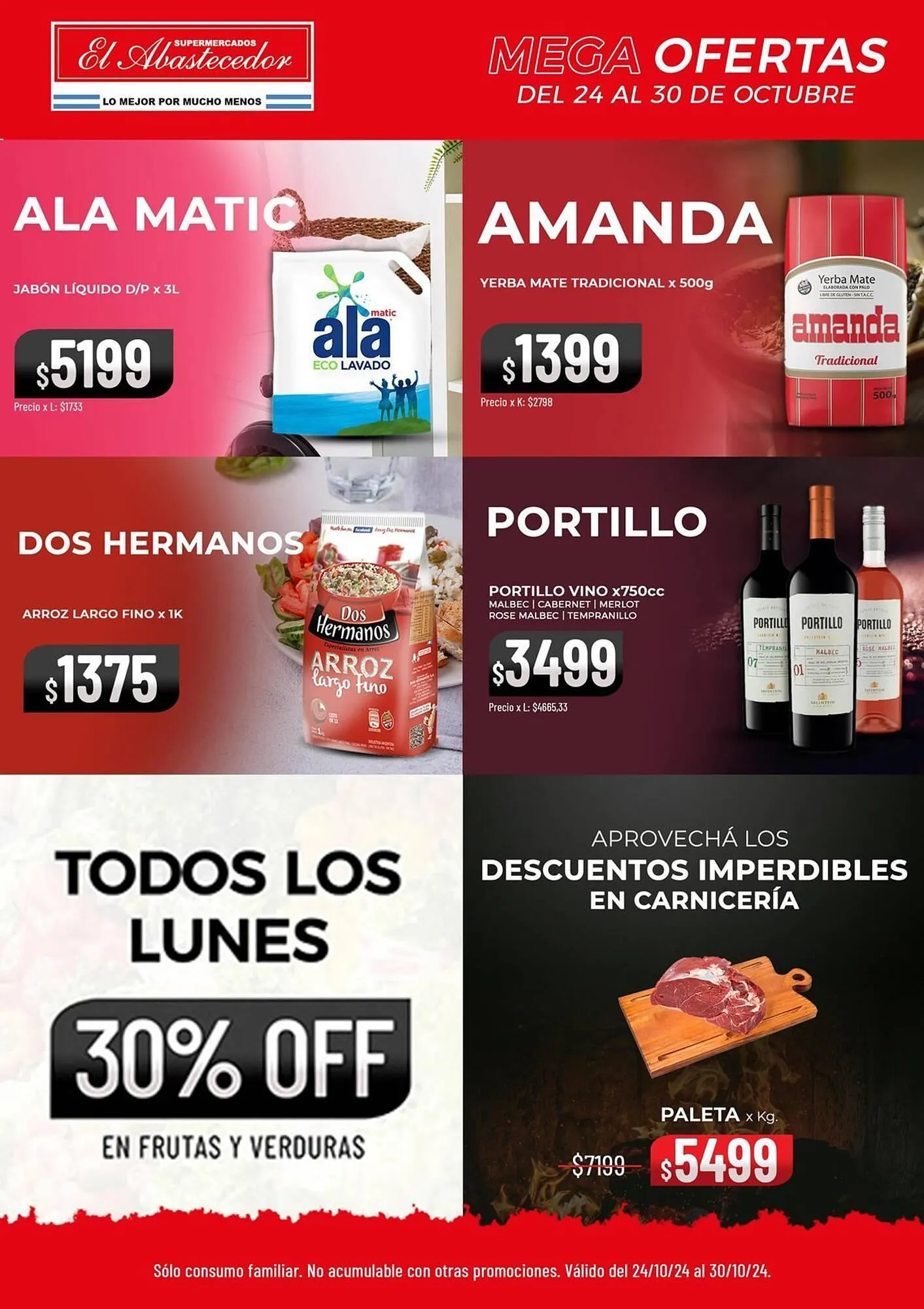 Ofertas de Catálogo El Abastecedor 24 de octubre al 7 de noviembre 2024 - Página 1 del catálogo