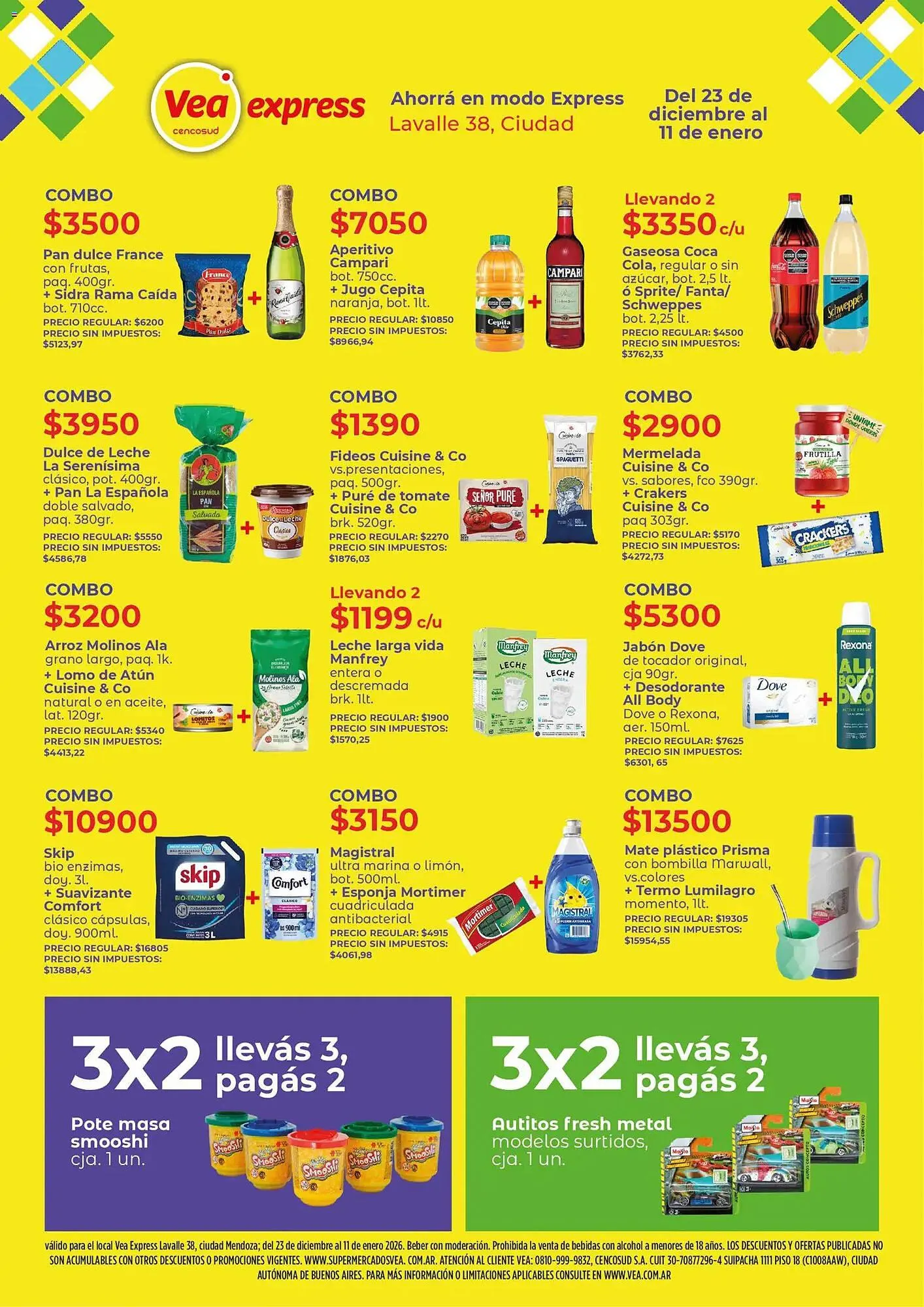 Ofertas de Catálogo Supermercados Vea 23 de diciembre al 11 de enero 2026 - Página 1 del catálogo