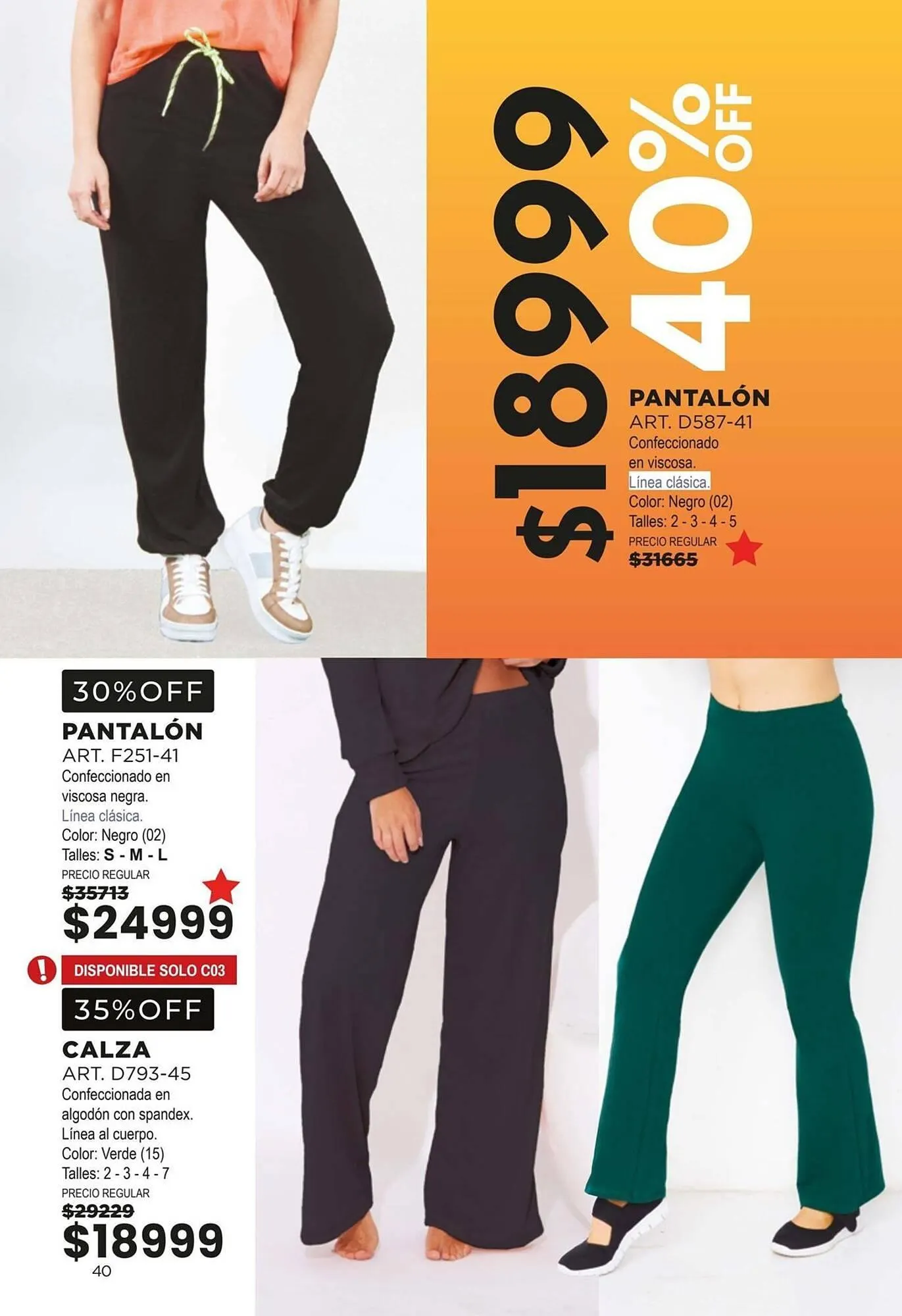 Ofertas de Catálogo Juana Bonita 25 de marzo al 31 de marzo 2025 - Página 40 del catálogo