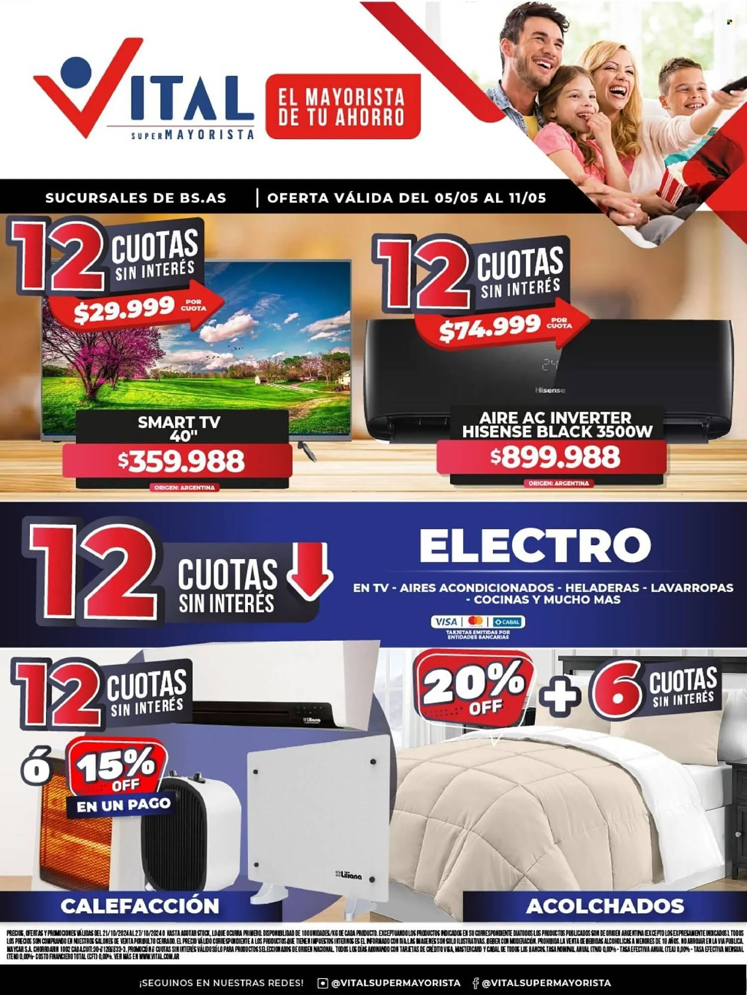 Ofertas de Catálogo Supermayorista Vital 5 de mayo al 11 de mayo 2025 - Página 1 del catálogo