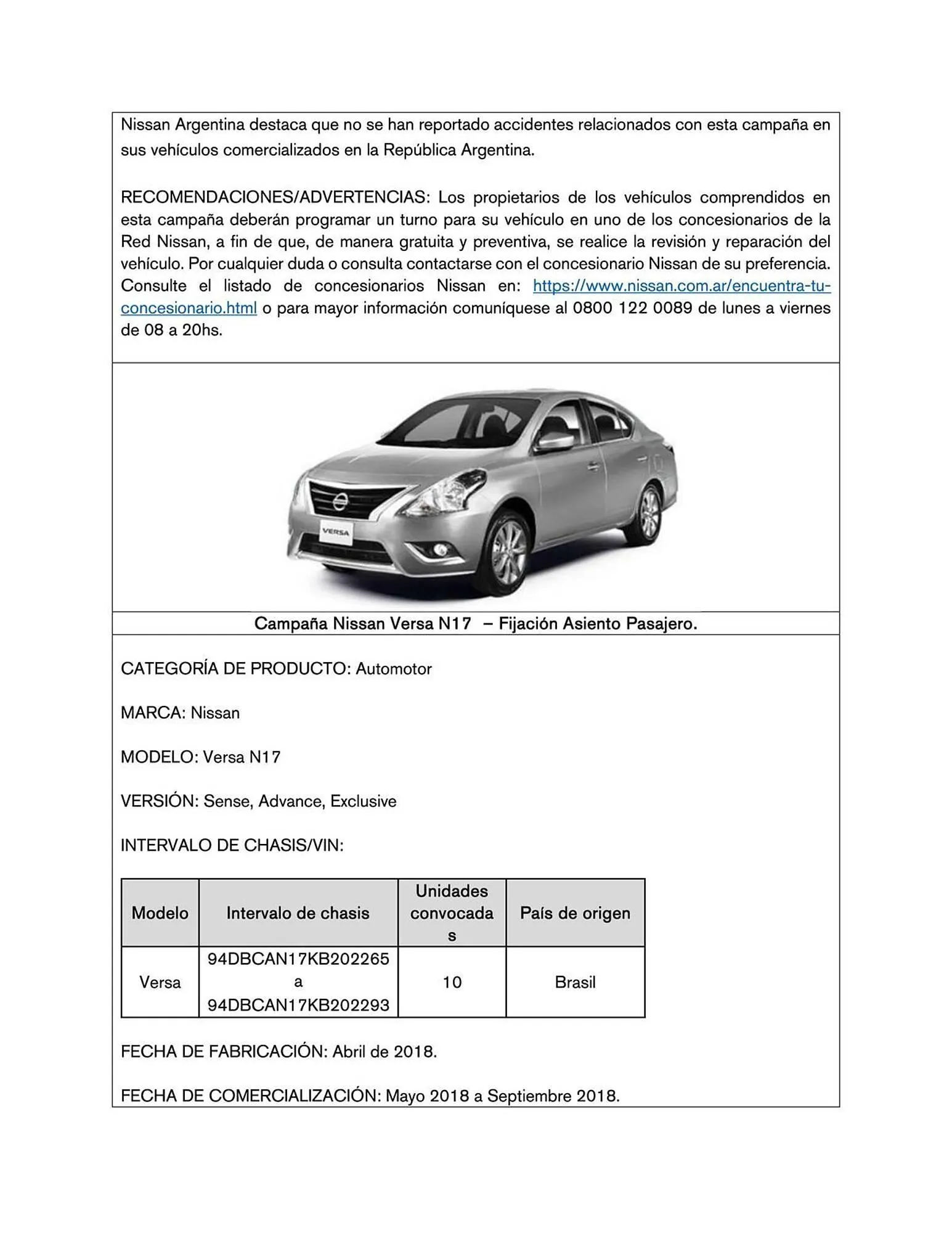 Ofertas de Catálogo Nissan 28 de noviembre al 28 de noviembre 2025 - Página 18 del catálogo
