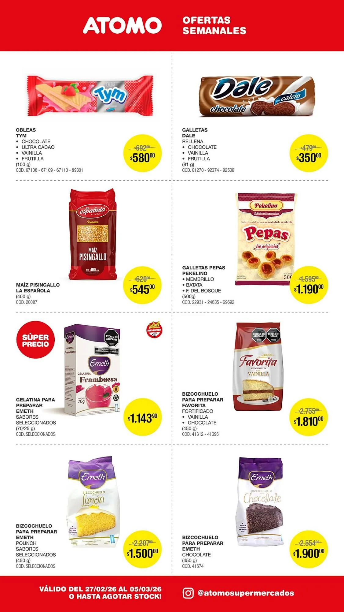 Ofertas de Catálogo Atomo Conviene 27 de febrero al 5 de marzo 2026 - Página 6 del catálogo