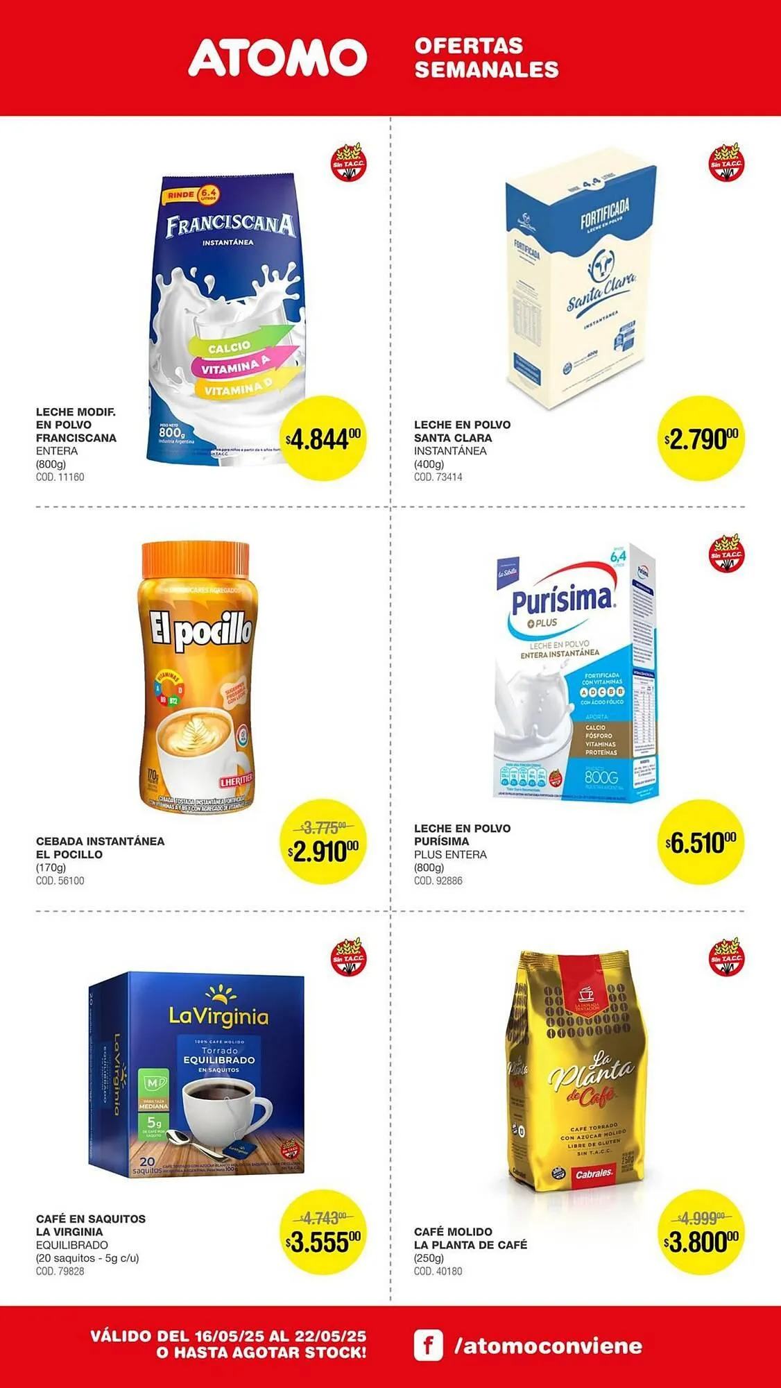 Ofertas de Catálogo Atomo Conviene 16 de mayo al 22 de mayo 2025 - Página 14 del catálogo