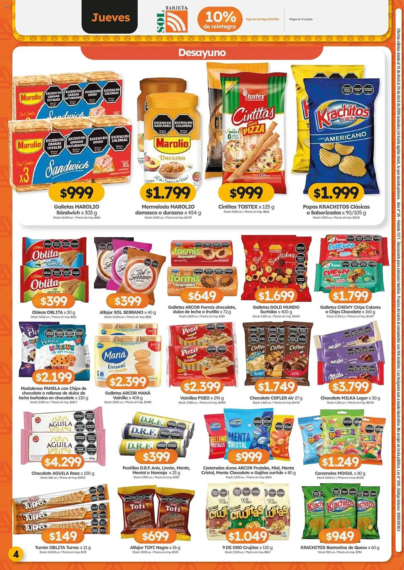 Ofertas de Folleto Cordiez 16 de abril al 29 de abril 2026 - Página 4 del catálogo