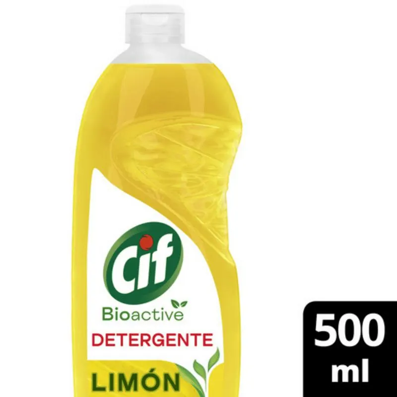 Lavavajilla Bioactive Limon Cif 500ml
