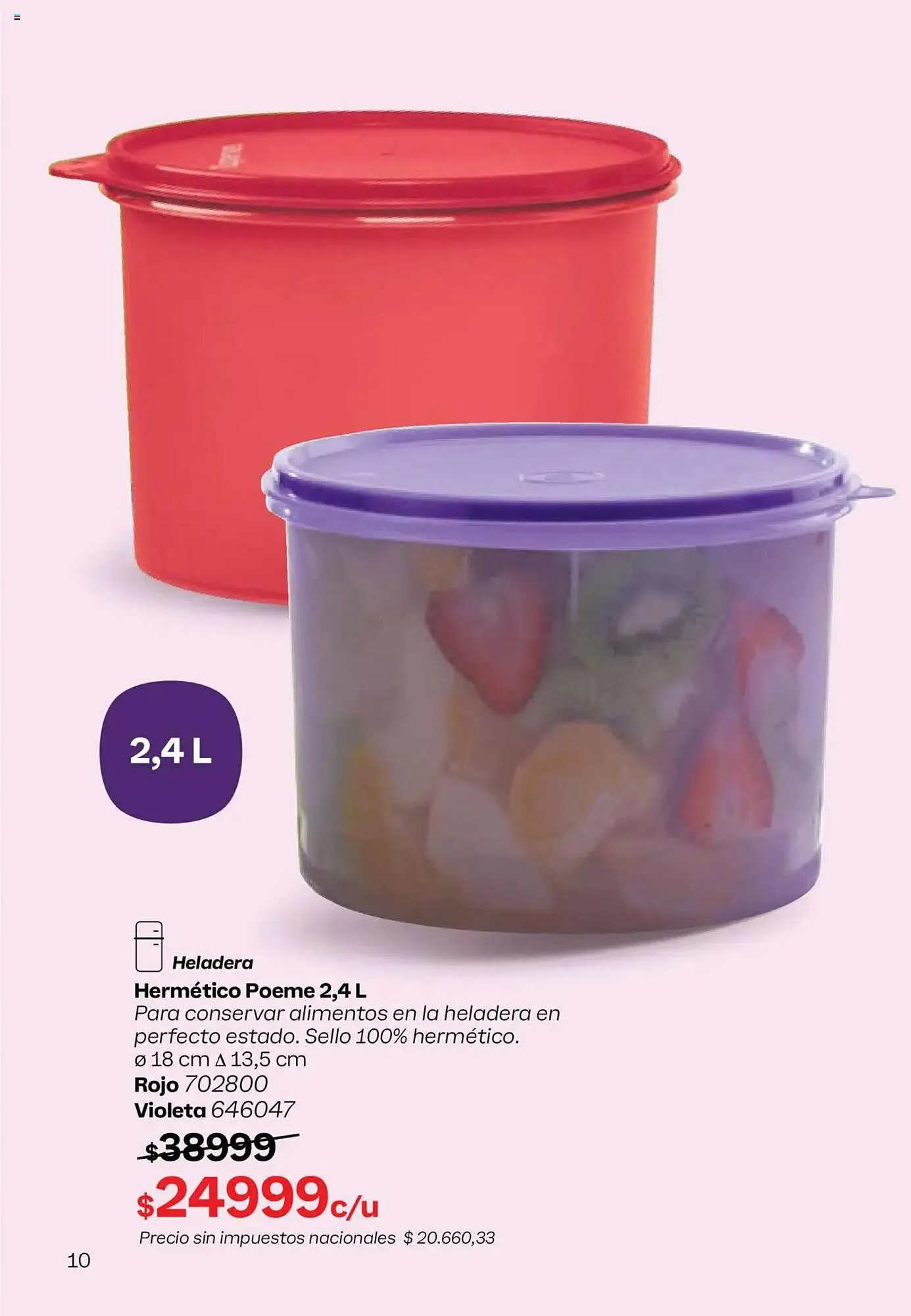 Ofertas de Folleto Tupperware 13 de octubre al 3 de noviembre 2025 - Página 11 del catálogo