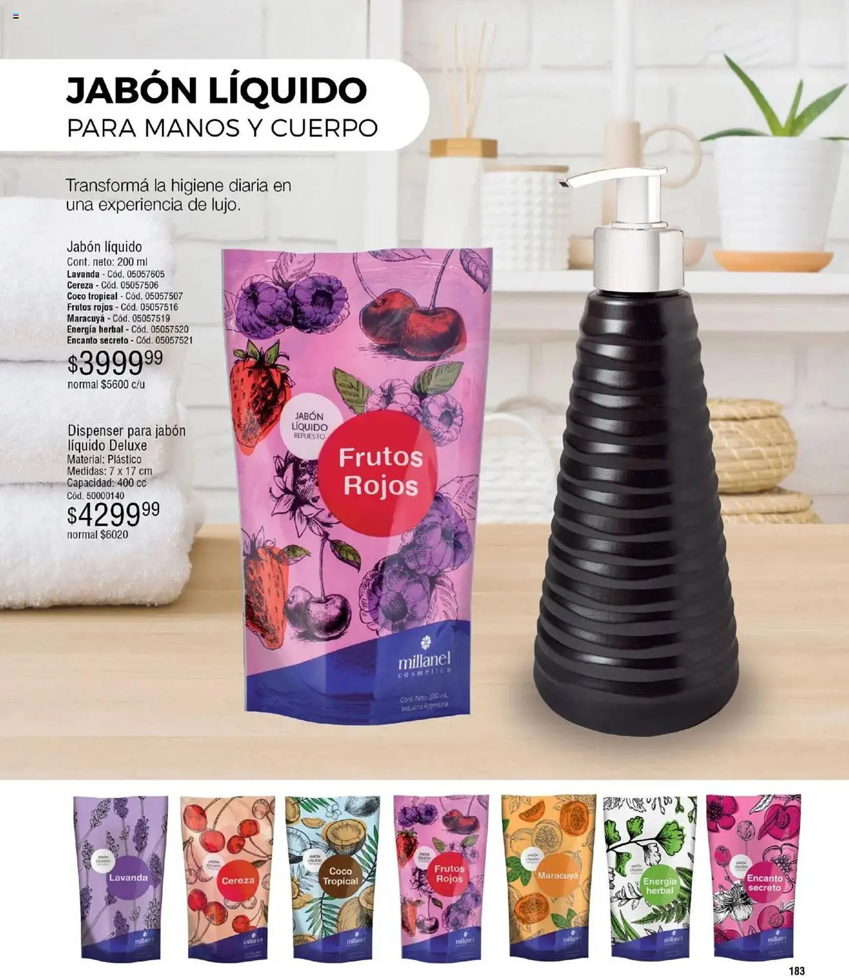 Ofertas de Catálogo Millanel Cosmética 31 de marzo al 27 de abril 2025 - Página 183 del catálogo