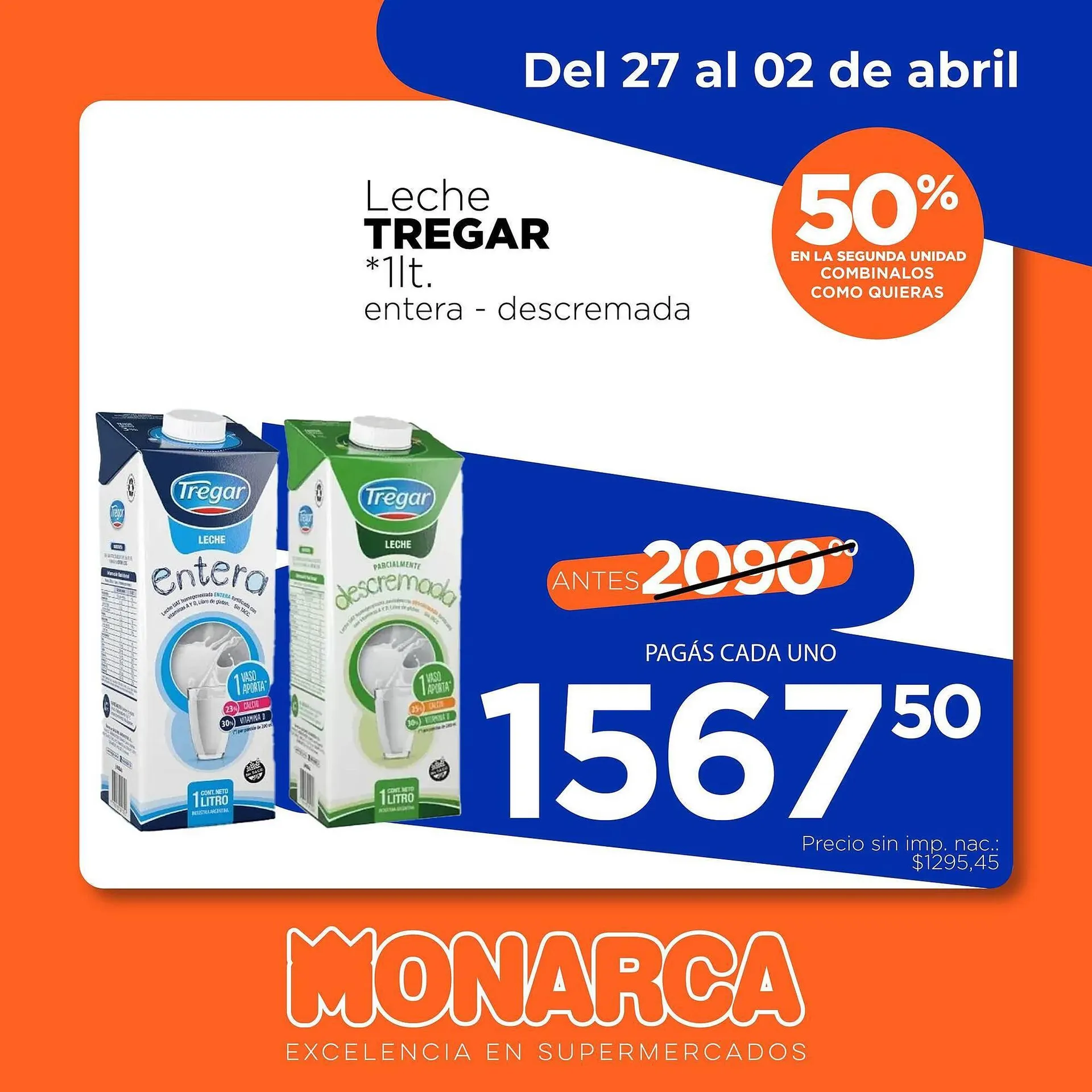 Ofertas de Catálogo Supermercados Monarca 27 de marzo al 2 de abril 2026 - Página 3 del catálogo
