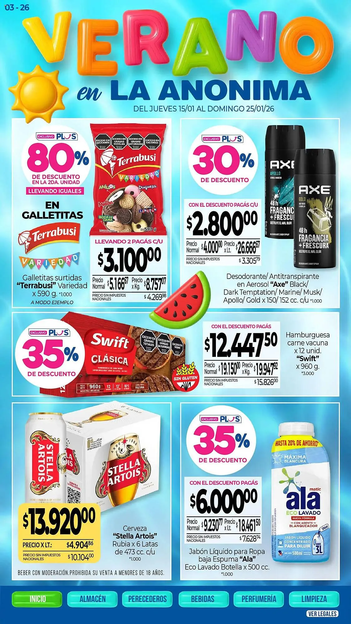 Ofertas de Catálogo La Anonima 15 de enero al 26 de enero 2026 - Página 1 del catálogo