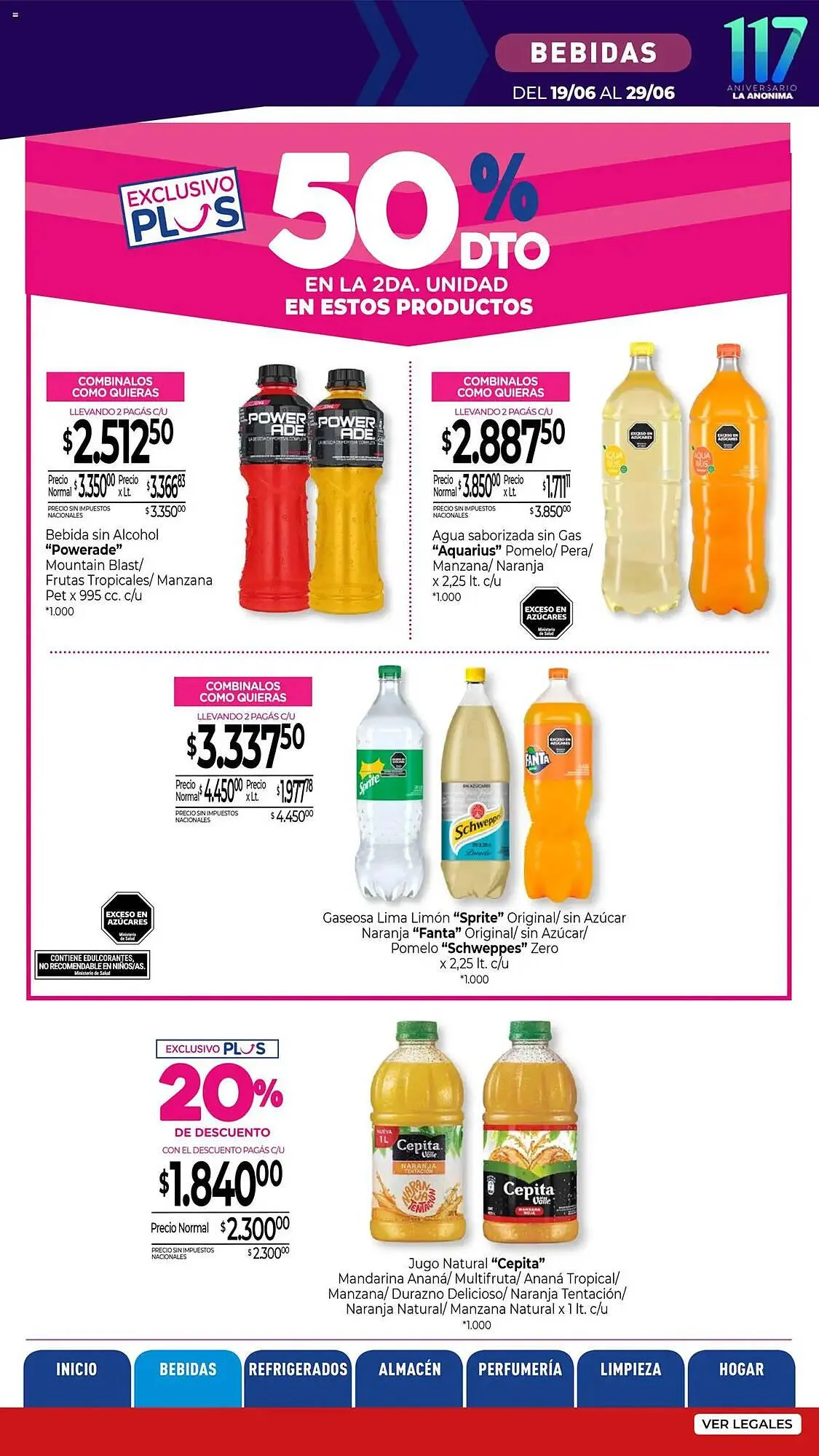 Ofertas de Catálogo La Anonima 19 de junio al 30 de junio 2025 - Página 12 del catálogo