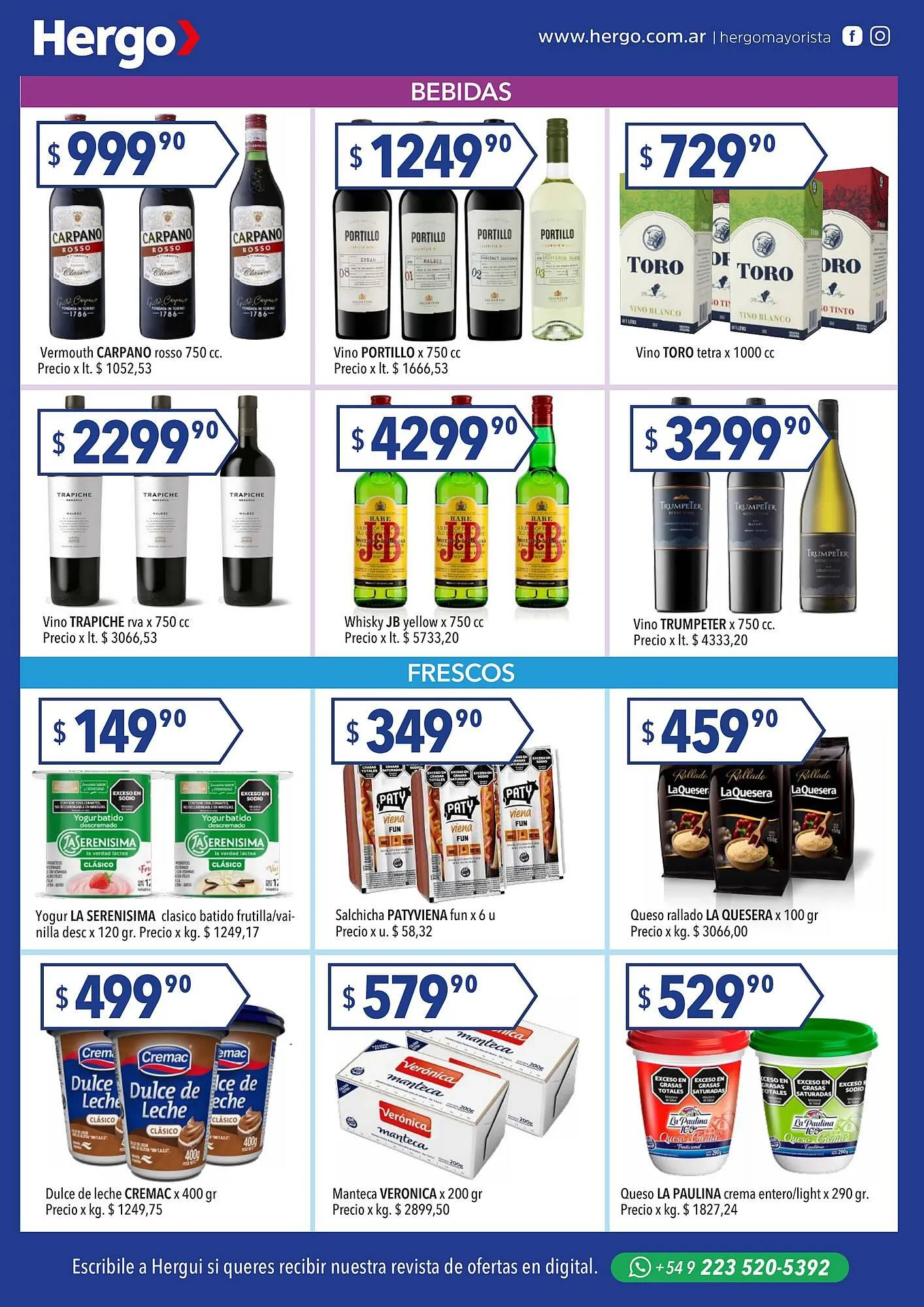 Ofertas de Catálogo Hergo 1 de noviembre al 7 de noviembre 2023 - Página 3 del catálogo