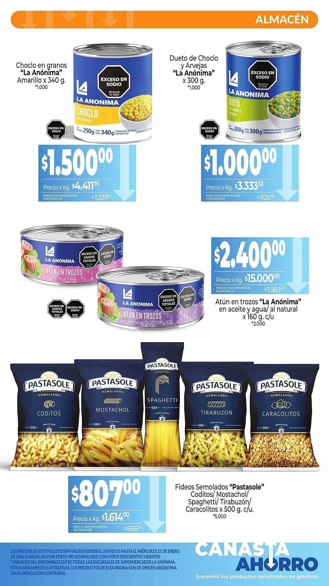 Ofertas de Catálogo La Anonima 8 de enero al 21 de enero 2026 - Página 2 del catálogo