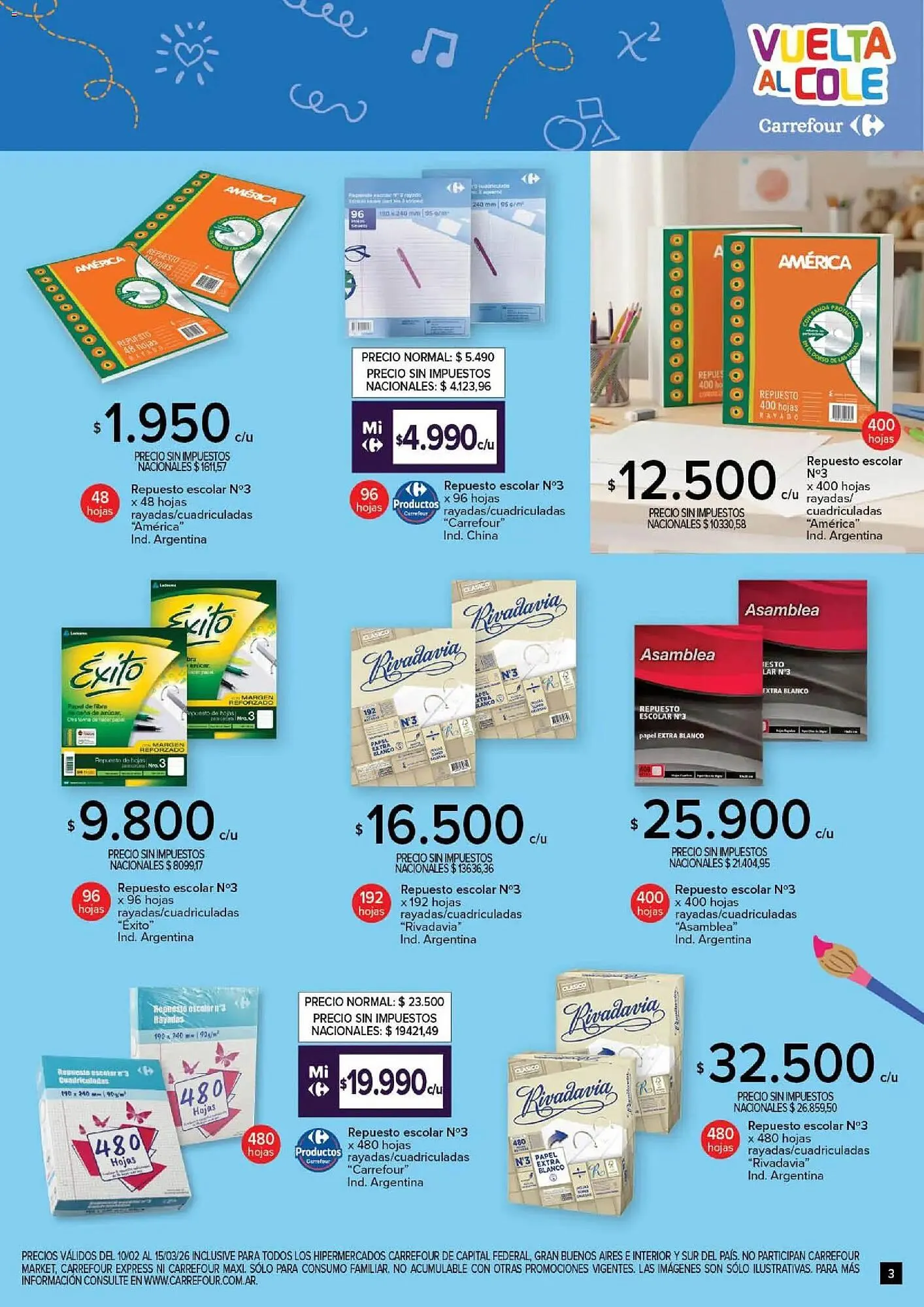 Ofertas de Catálogo Carrefour 10 de febrero al 15 de marzo 2026 - Página 3 del catálogo
