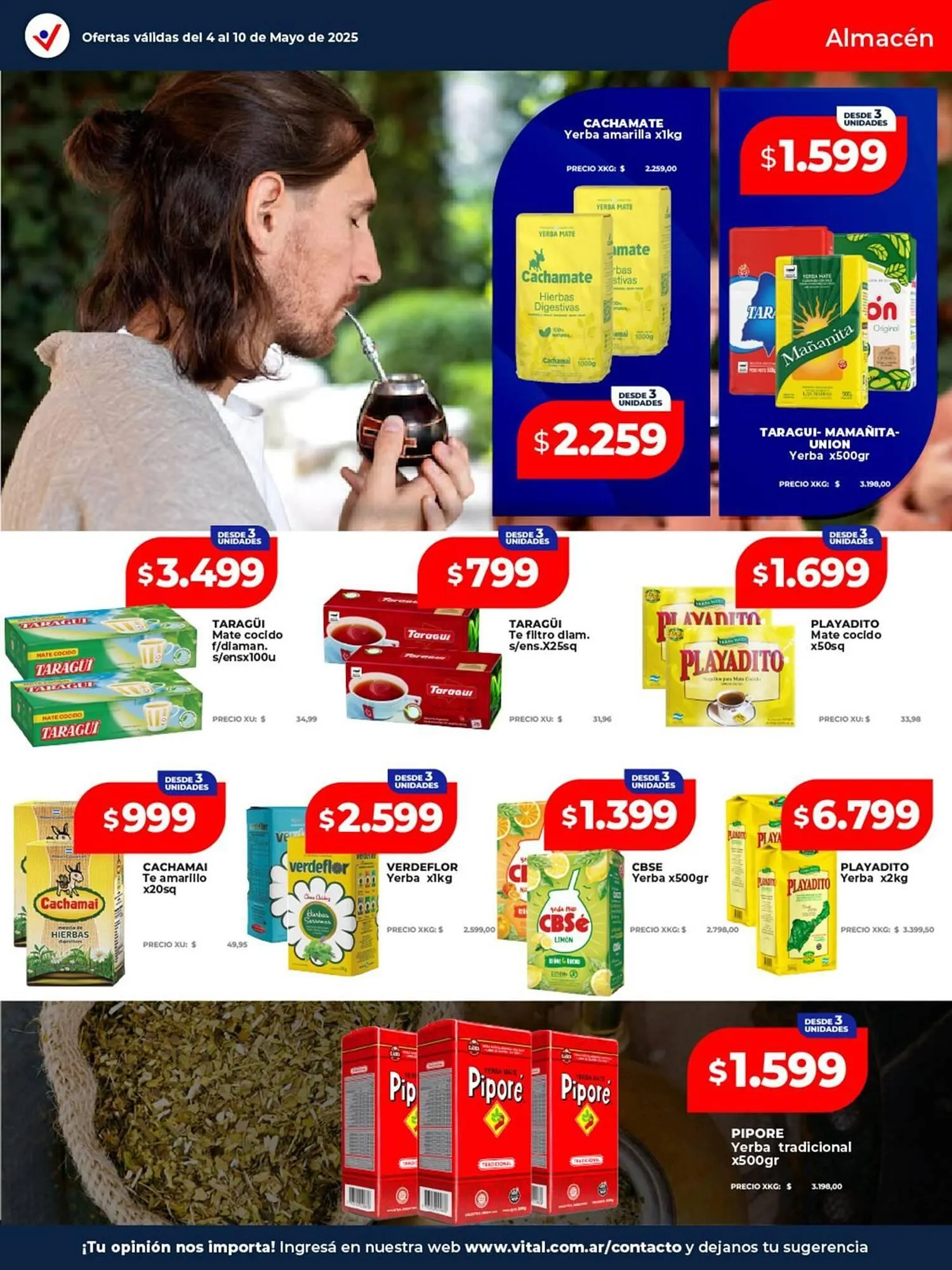 Ofertas de Catálogo Supermayorista Vital 4 de mayo al 10 de mayo 2026 - Página 13 del catálogo