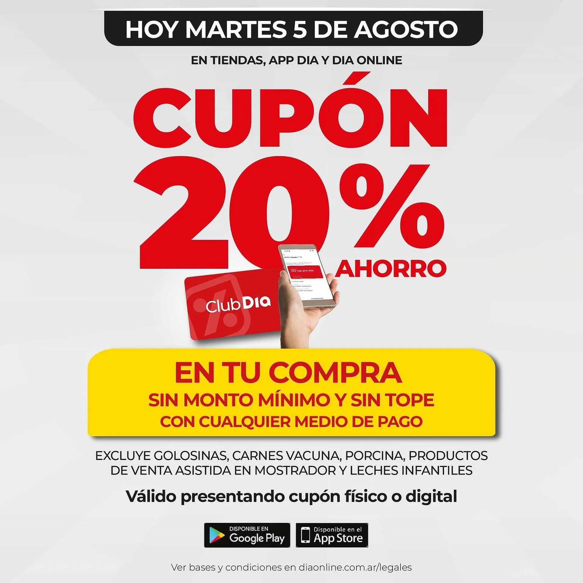 Ofertas de Catálogo Supermercados DIA 5 de agosto al 5 de agosto 2025 - Página 1 del catálogo