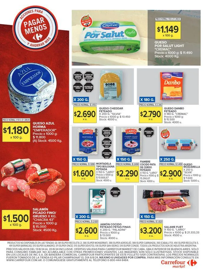 Ofertas de Catálogo Folleto Semanal Market 13 de agosto al 20 de agosto 2024 - Página 3 del catálogo