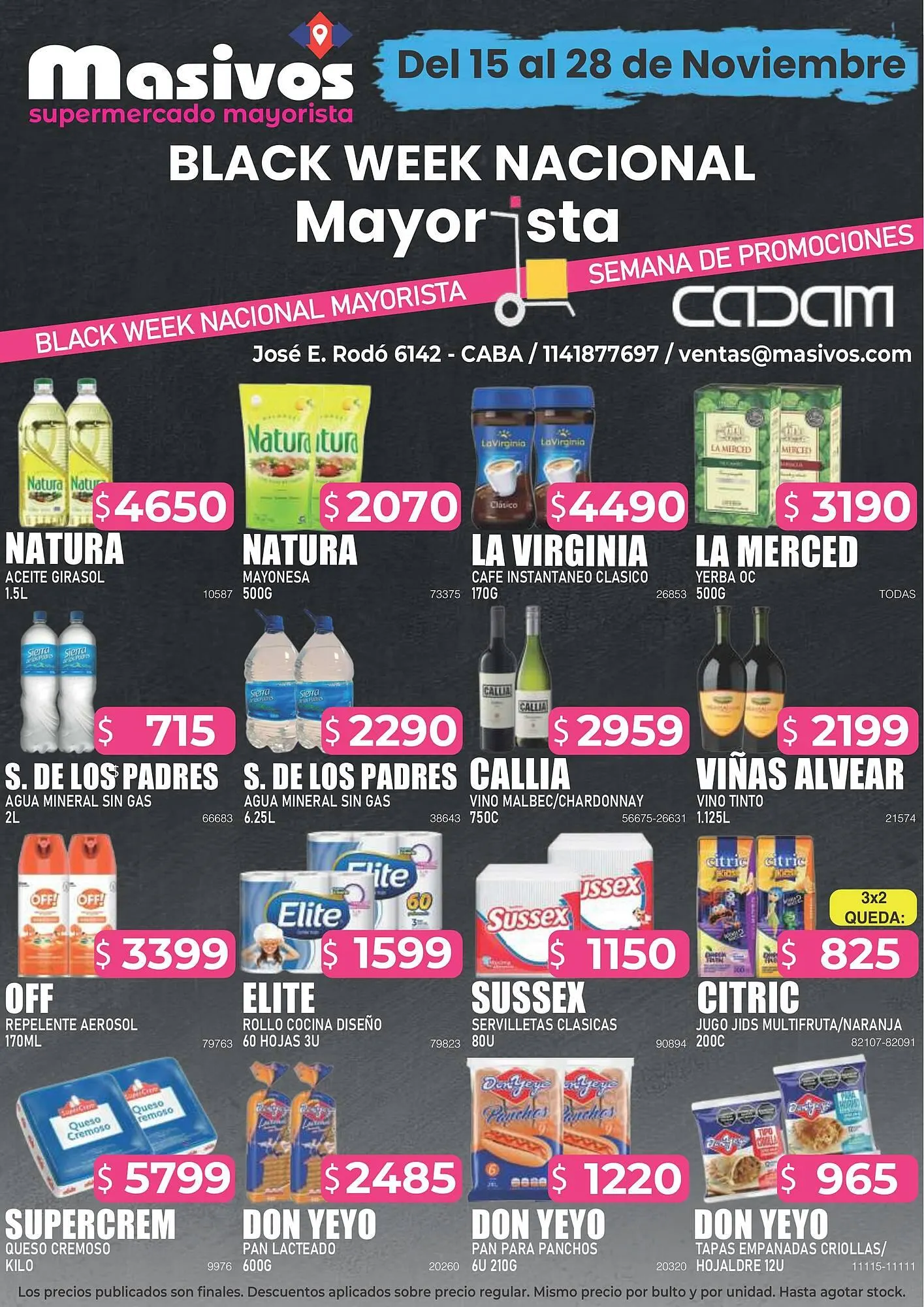 Catálogo Masivos - 1