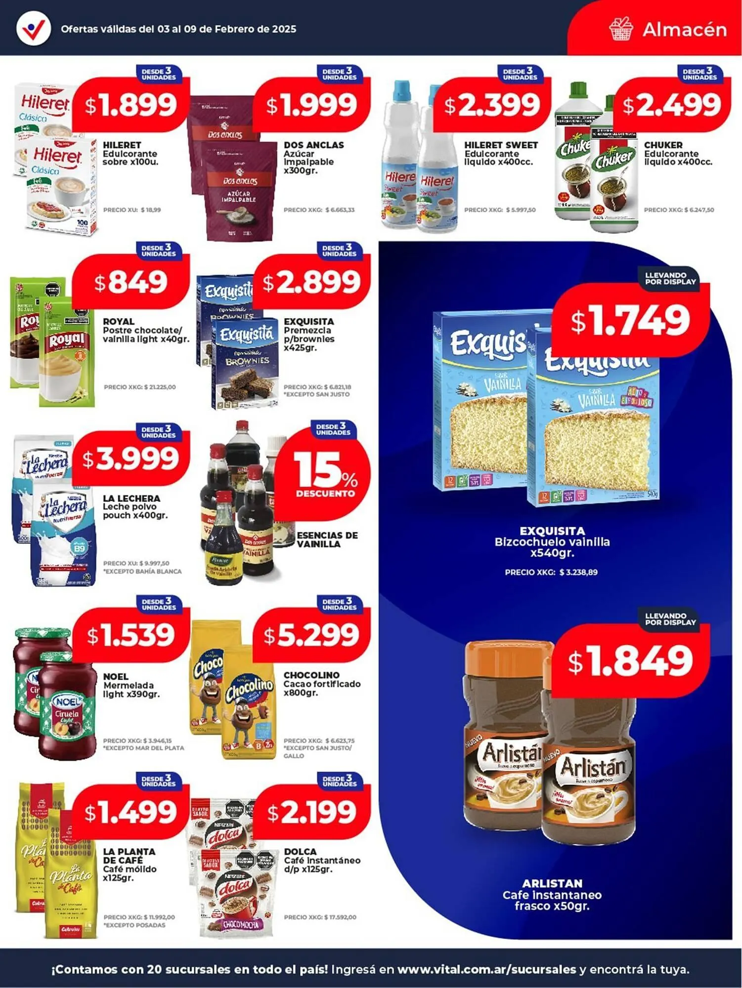 Ofertas de Catálogo Supermayorista Vital 3 de febrero al 9 de febrero 2025 - Página 15 del catálogo