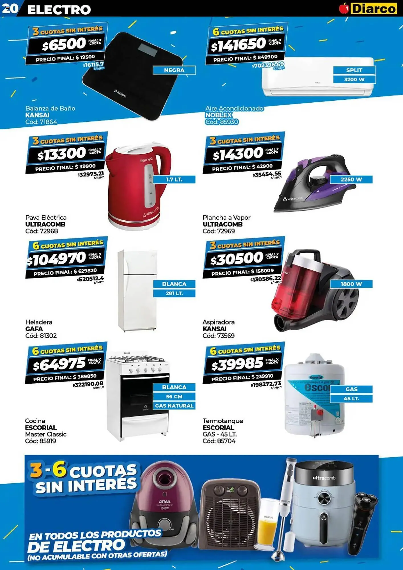 Ofertas de Catálogo Diarco 18 de agosto al 22 de agosto 2025 - Página 20 del catálogo