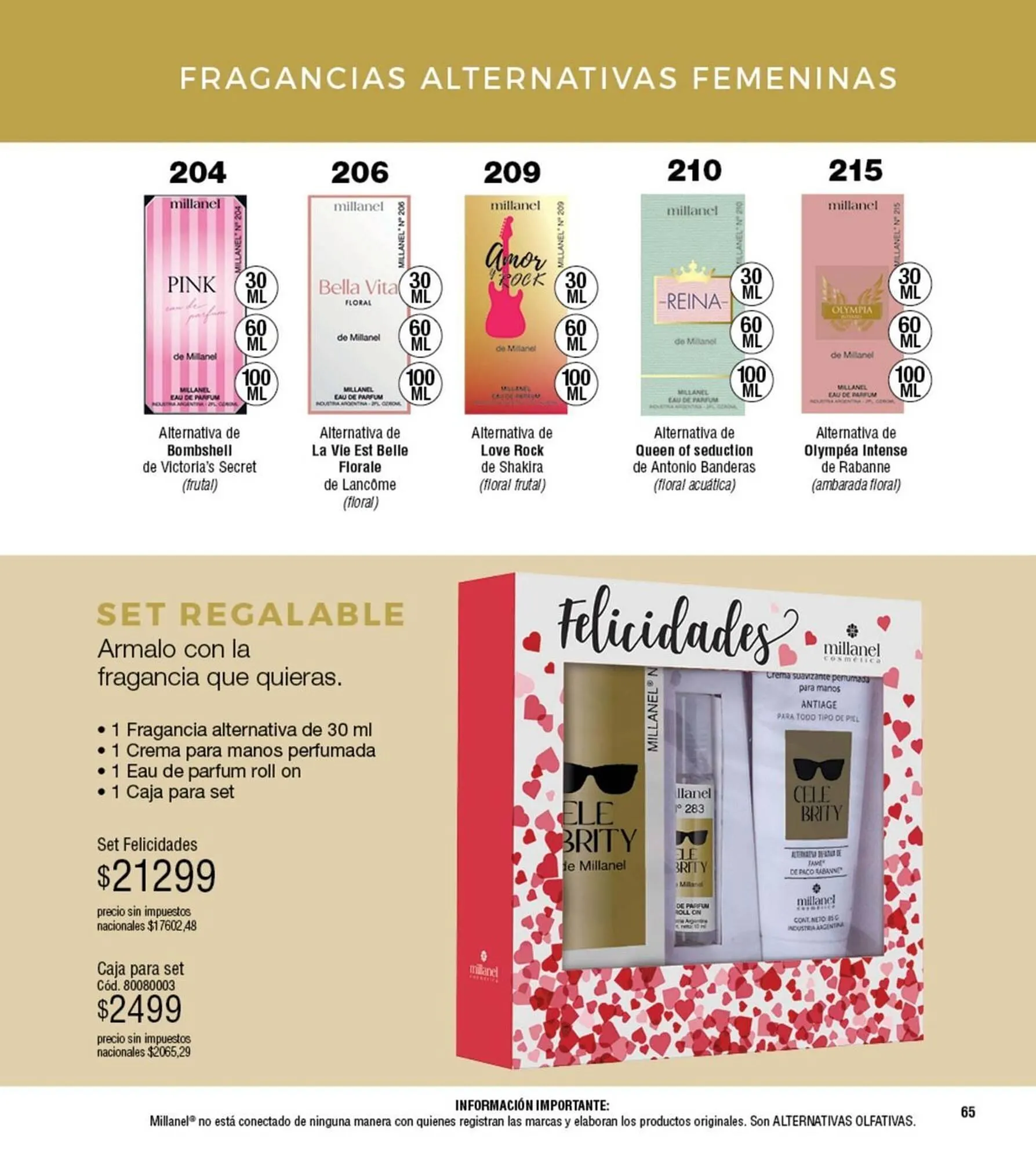 Ofertas de Catálogo Millanel Cosmética 2 de febrero al 1 de marzo 2026 - Página 65 del catálogo