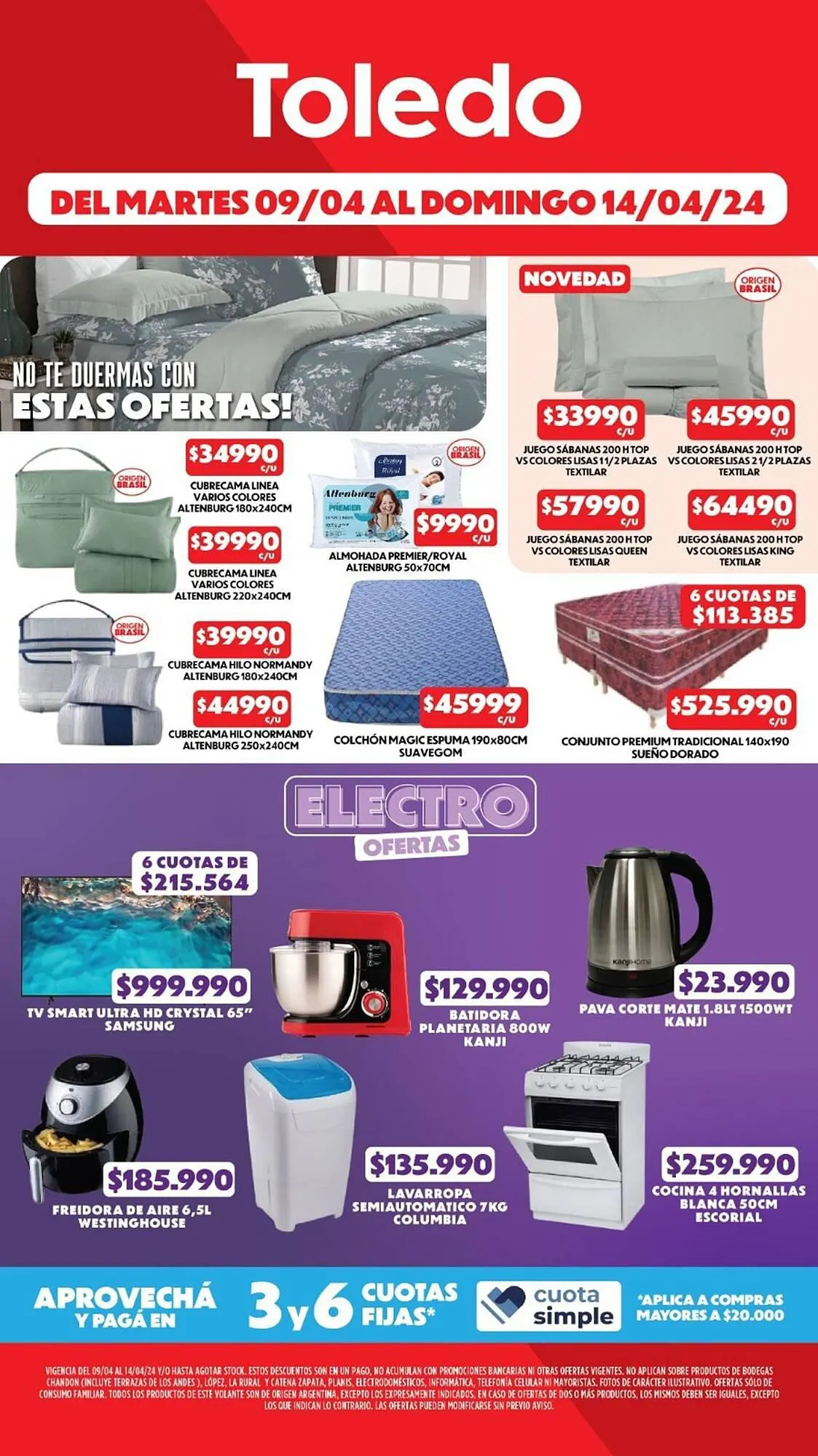 Ofertas de Catálogo Supermercados Toledo 9 de abril al 14 de abril 2024 - Página 4 del catálogo