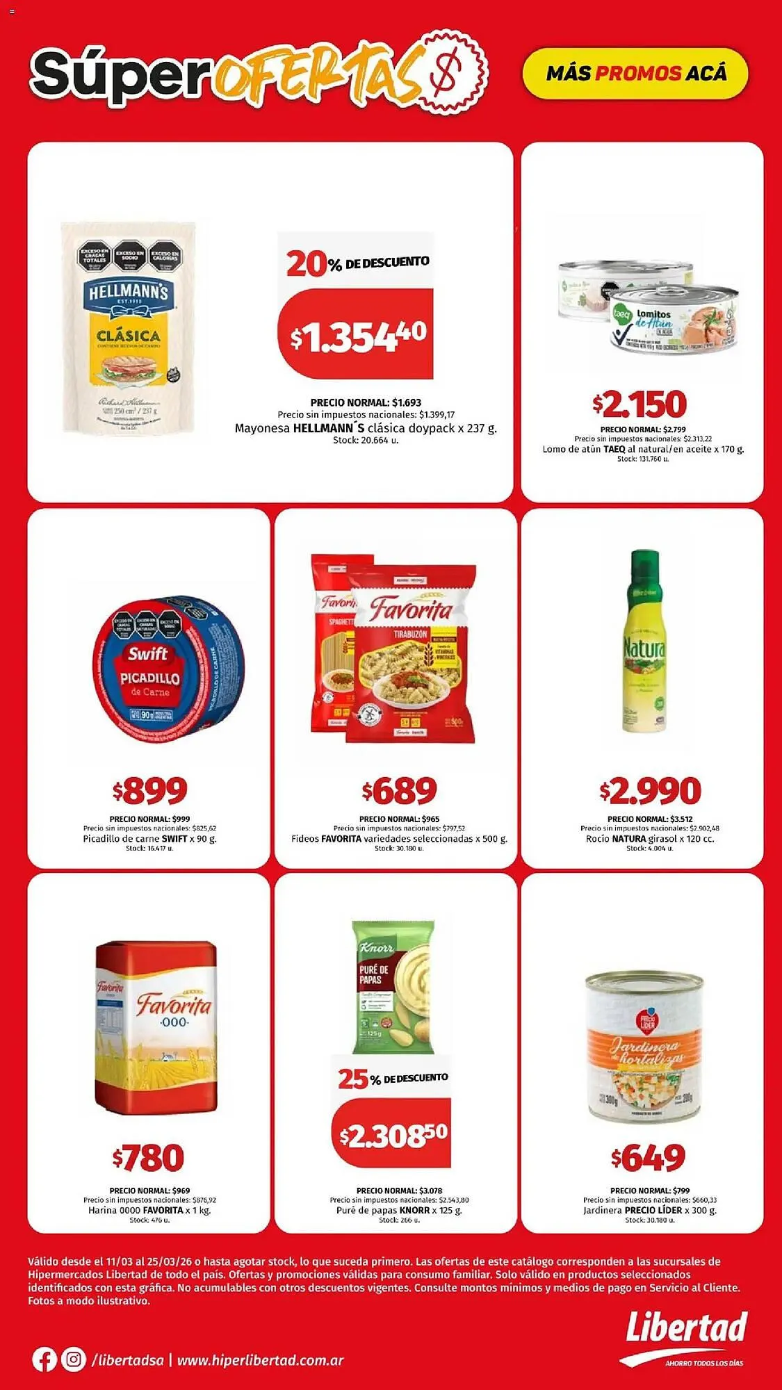 Ofertas de Catálogo Hipermercado Libertad 11 de marzo al 25 de marzo 2026 - Página 2 del catálogo