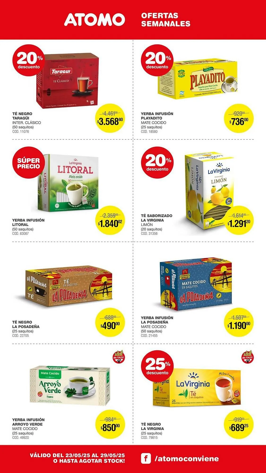 Ofertas de Catálogo Atomo Conviene 23 de mayo al 29 de mayo 2025 - Página 6 del catálogo
