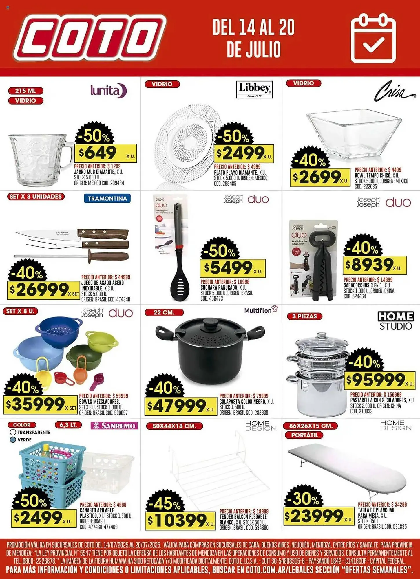 Ofertas de Catálogo Coto 14 de julio al 20 de julio 2025 - Página 1 del catálogo