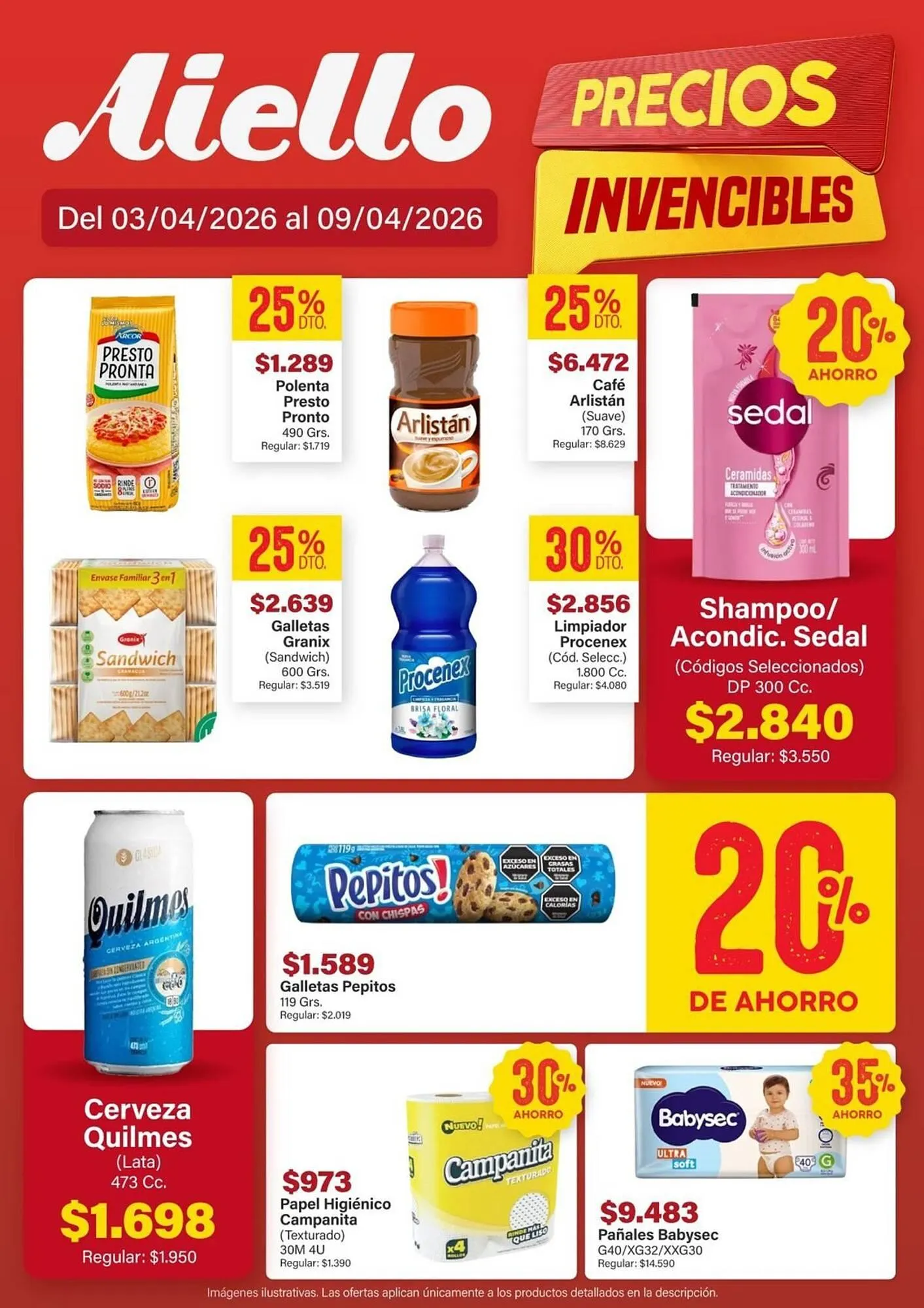 Ofertas de Catálogo Supermercados Aiello 3 de abril al 5 de abril 2026 - Página 2 del catálogo