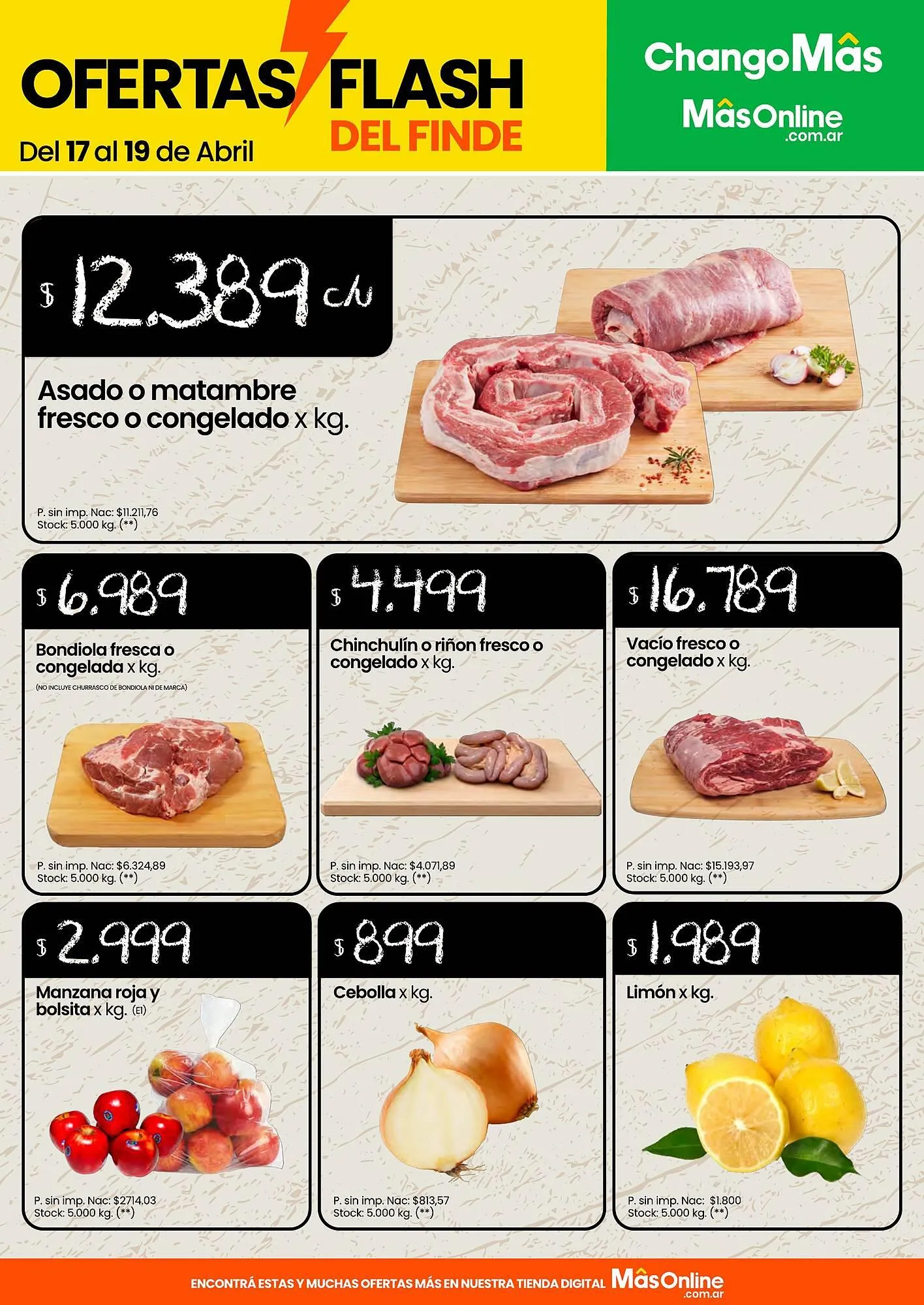 Ofertas de Catálogo Changomas 17 de abril al 19 de abril 2026 - Página 1 del catálogo