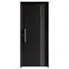 Puerta de exterior chapa 480 con barra negra 80 x 200 x 3.5 cm derecha