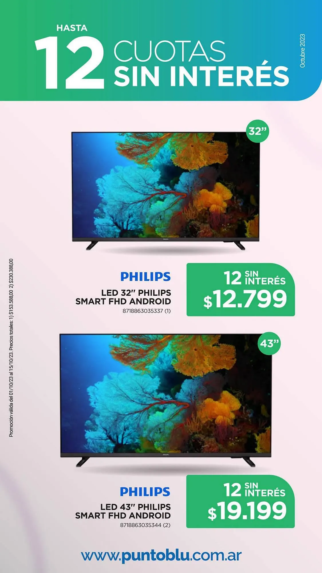 Ofertas de Catálogo Punto Blu 2 de octubre al 15 de octubre 2023 - Página 23 del catálogo