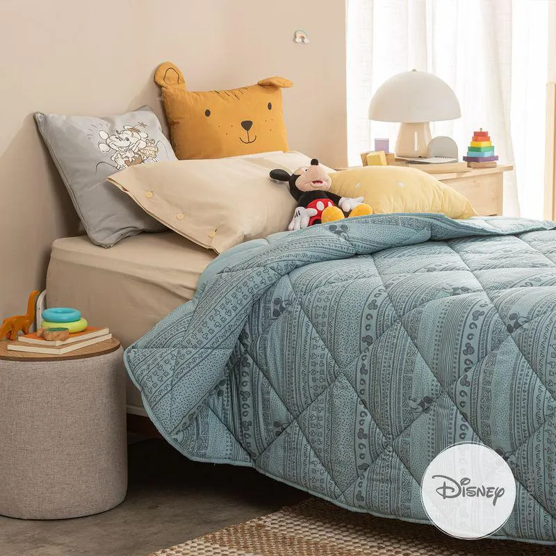 Acolchado Twin Size Patch Tramado Mickey