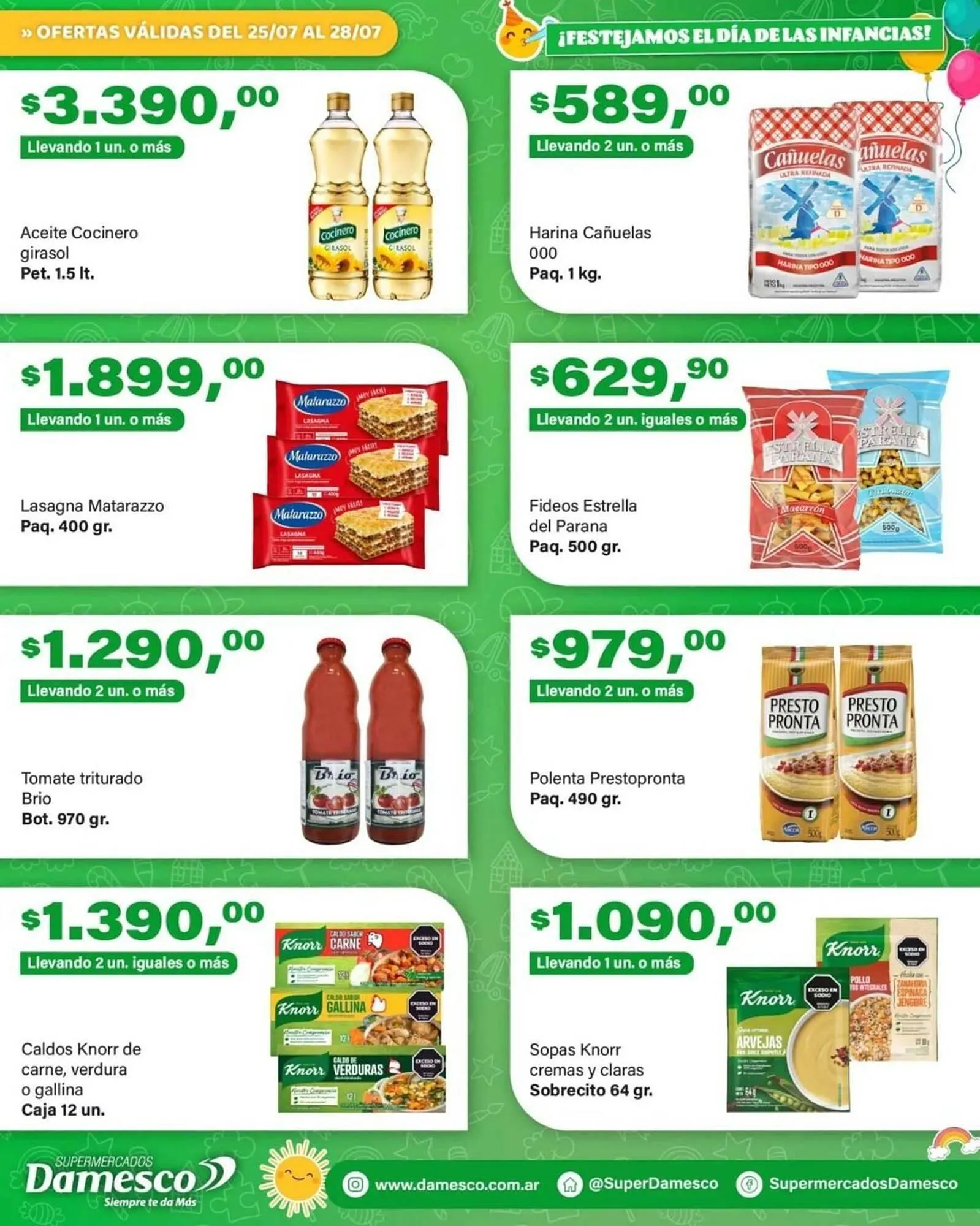 Ofertas de Catálogo Supermercados Damesco 25 de julio al 28 de julio 2025 - Página 3 del catálogo