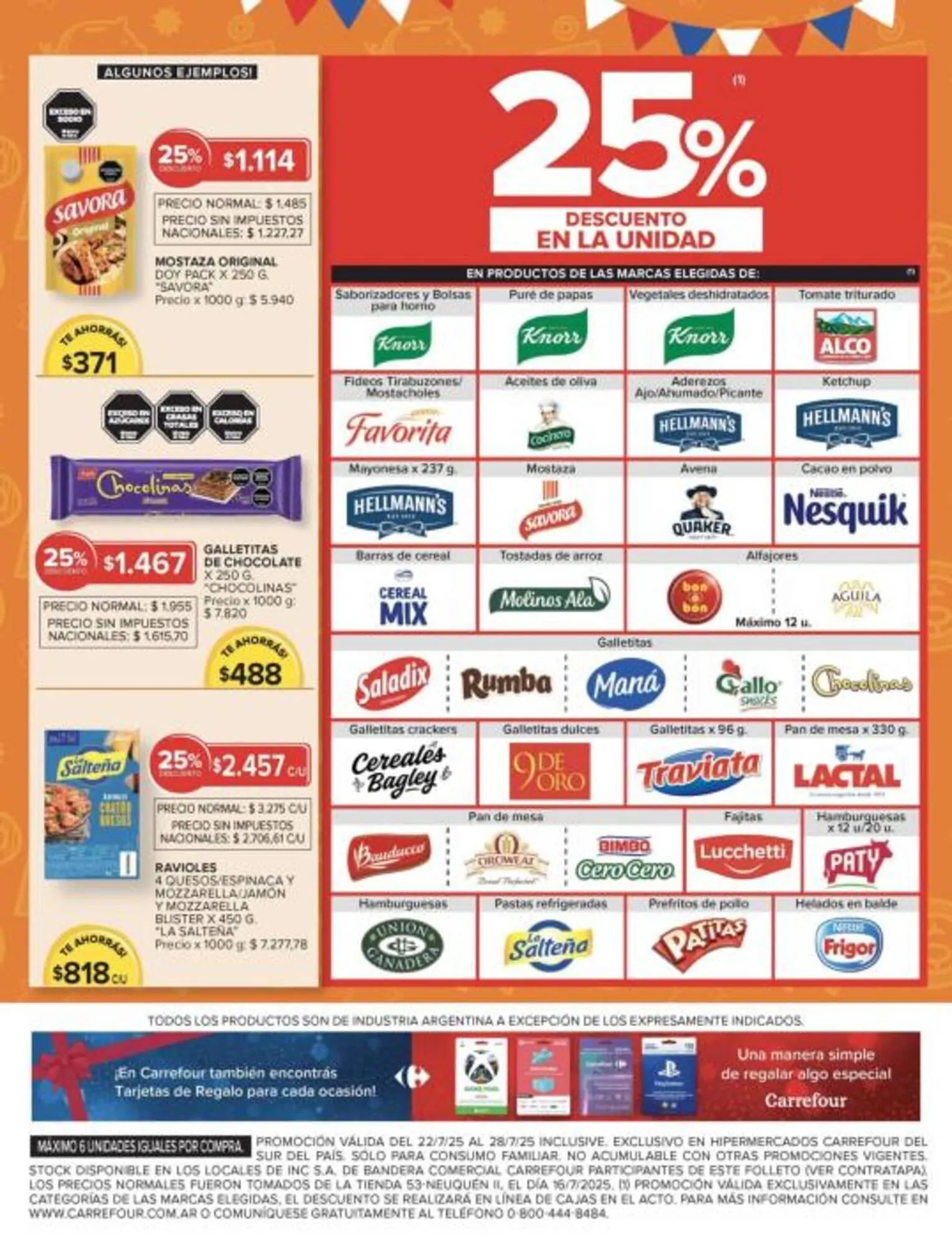 Ofertas de Catálogo Carrefour 22 de julio al 29 de julio 2025 - Página 7 del catálogo
