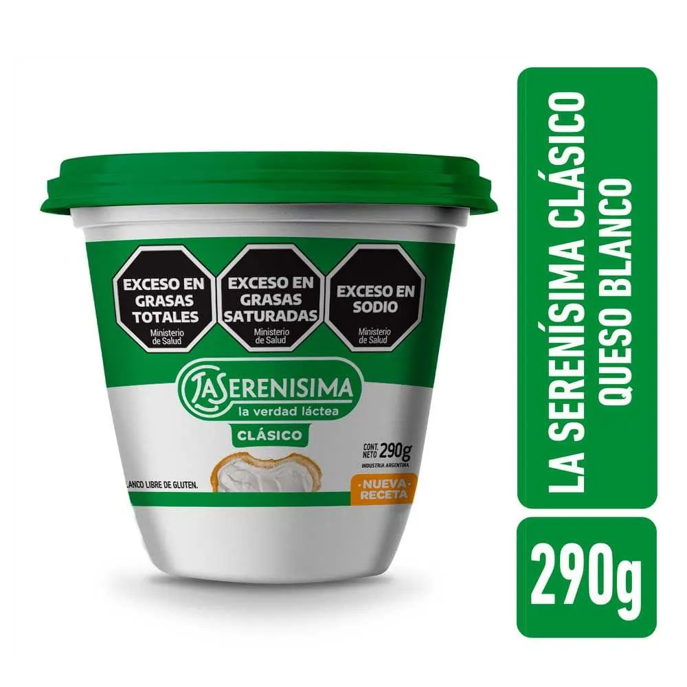 Queso Blanco Light 290 Gr La Serenísima Clásico