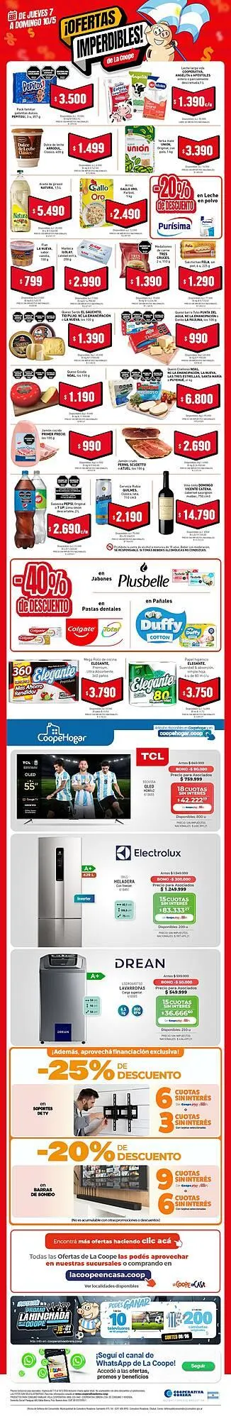 Ofertas de Catálogo Cooperativa Obrera 7 de mayo al 10 de mayo 2026 - Página 1 del catálogo