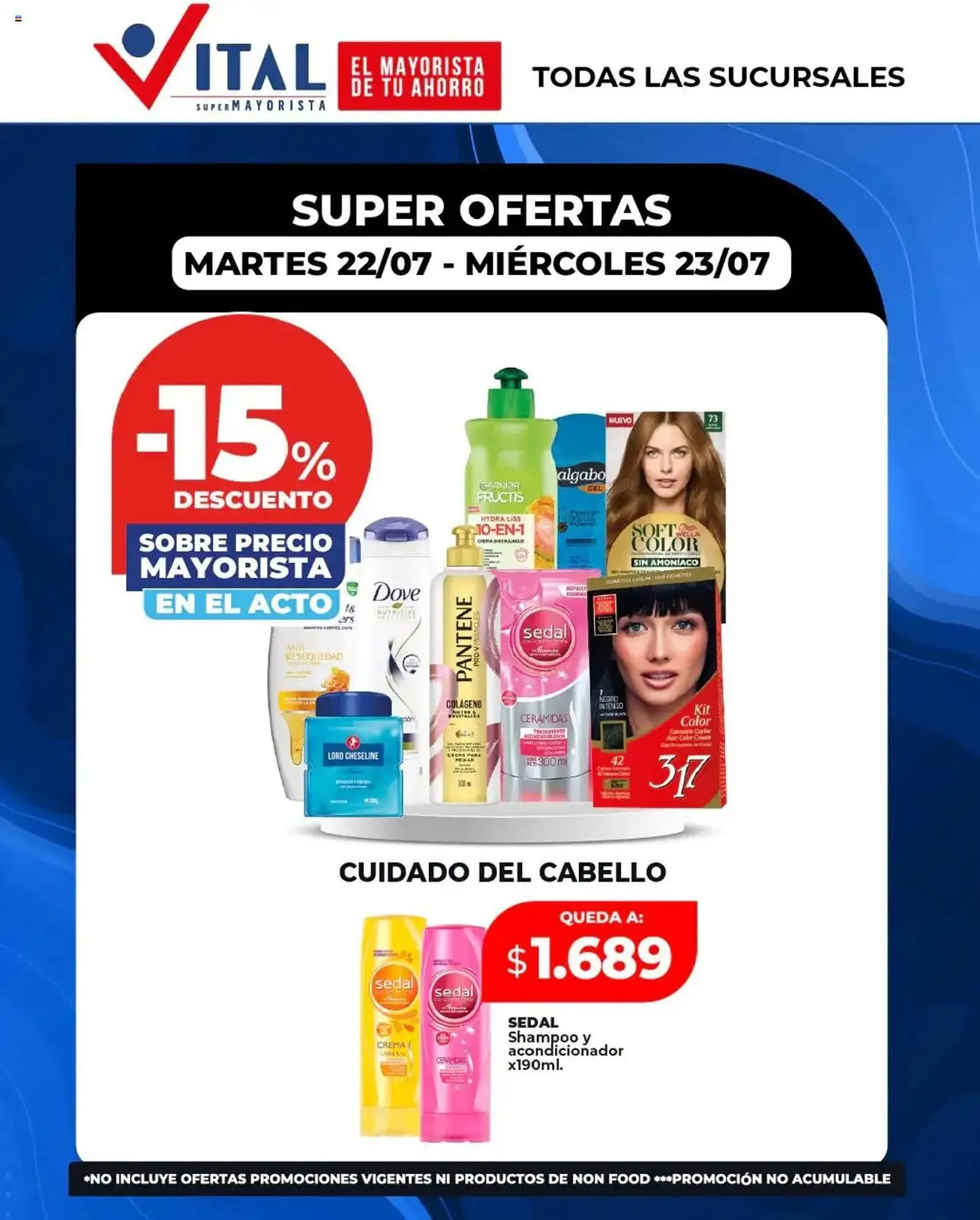 Ofertas de Catálogo Supermayorista Vital 22 de julio al 23 de julio 2025 - Página 1 del catálogo