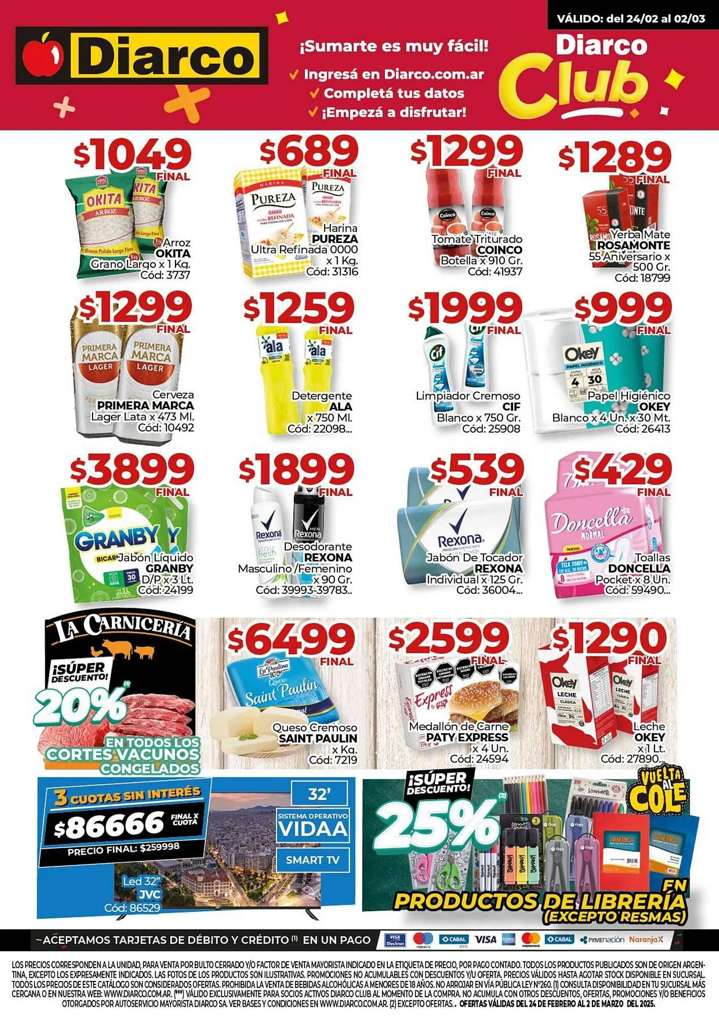 Ofertas de Catálogo Diarco 24 de febrero al 2 de marzo 2025 - Página 1 del catálogo