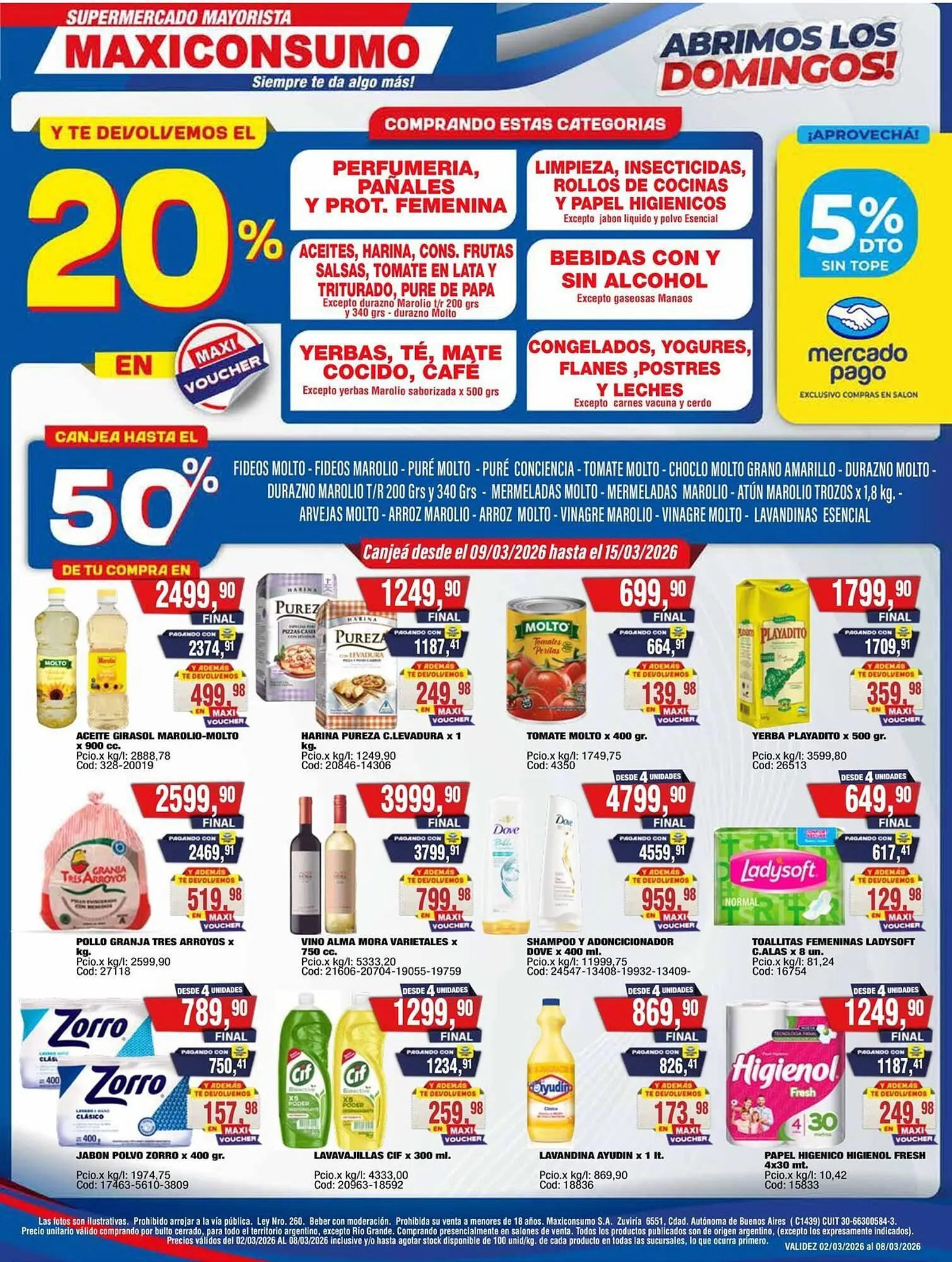 Ofertas de Revista Maxiconsumo 2 de marzo al 8 de marzo 2026 - Página 1 del catálogo