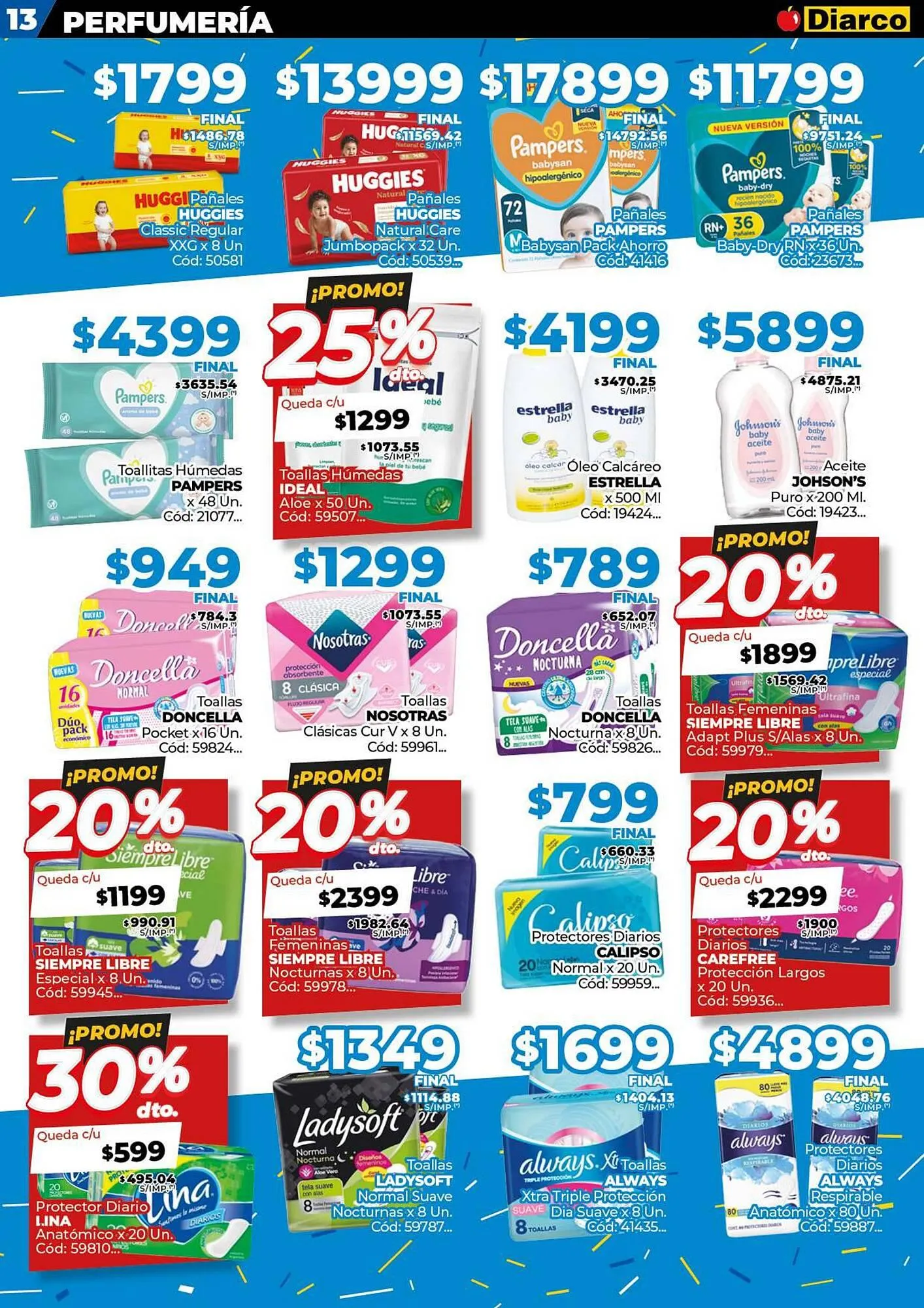 Ofertas de Catálogo Diarco 25 de agosto al 30 de agosto 2025 - Página 13 del catálogo