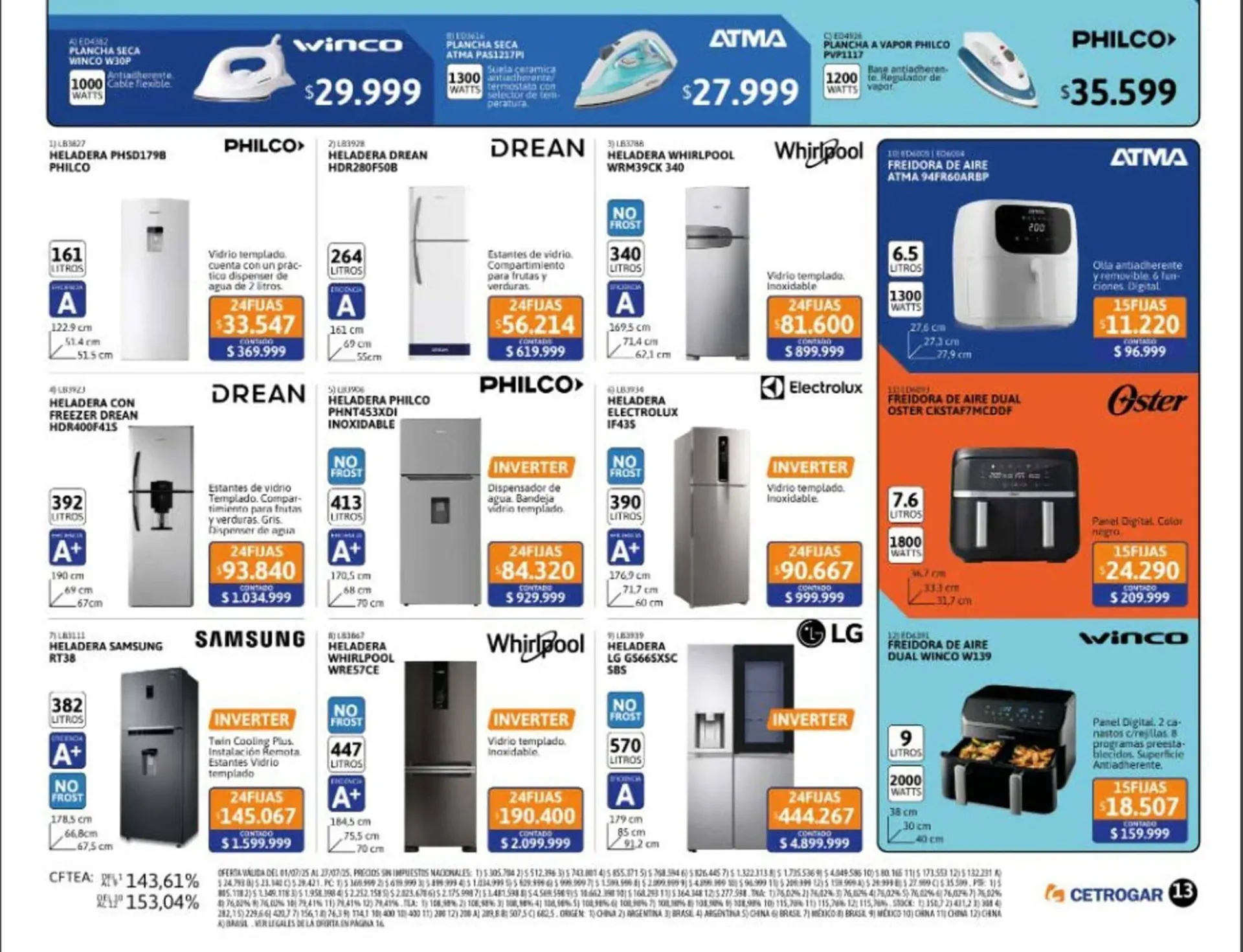 Ofertas de Catálogo Cetrogar 11 de julio al 31 de julio 2025 - Página 13 del catálogo