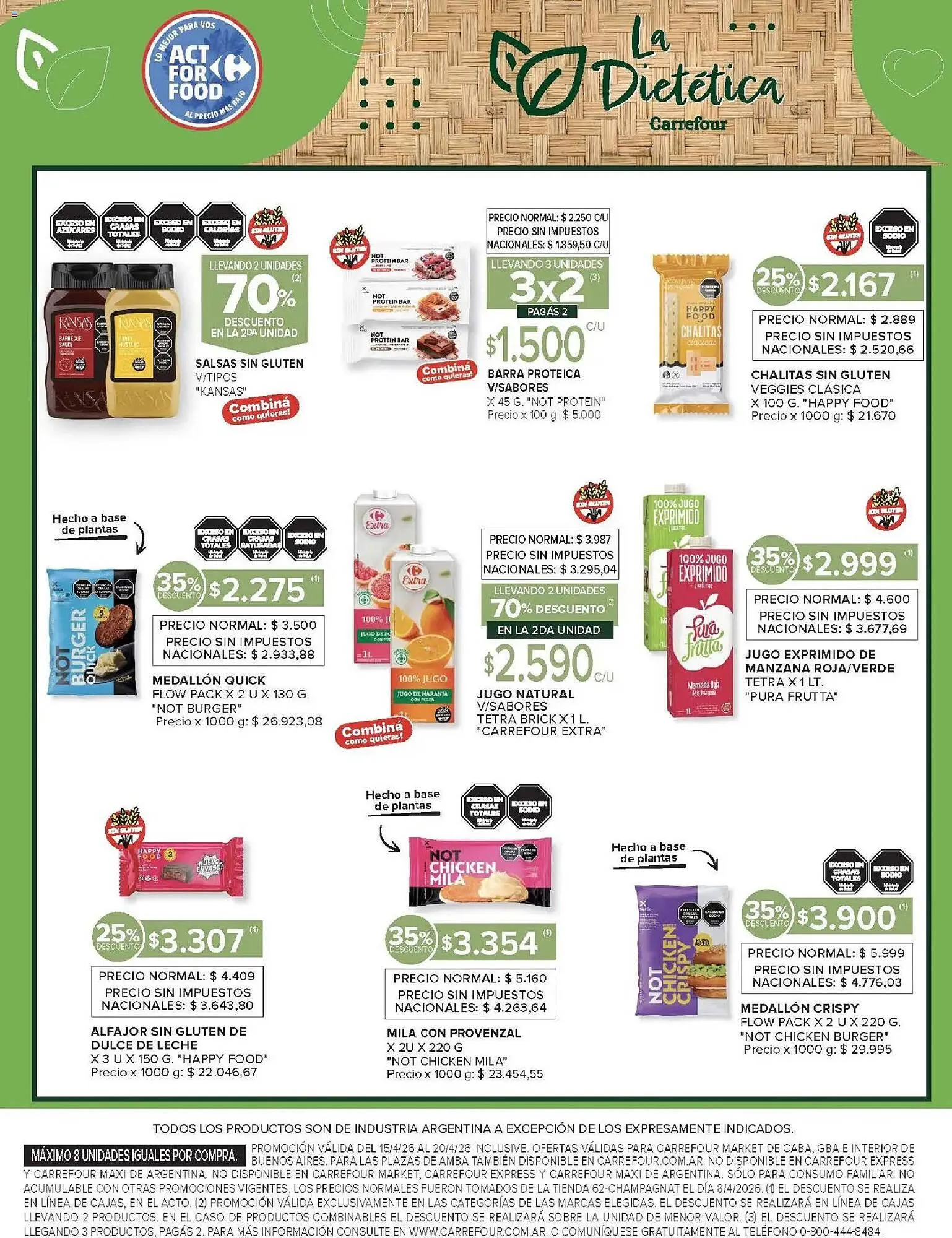 Ofertas de Catálogo Carrefour 15 de abril al 20 de abril 2026 - Página 34 del catálogo