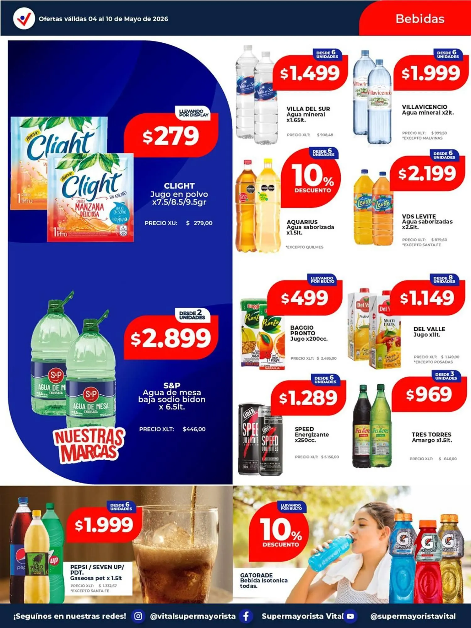 Ofertas de Catálogo Supermayorista Vital 4 de mayo al 10 de mayo 2026 - Página 23 del catálogo