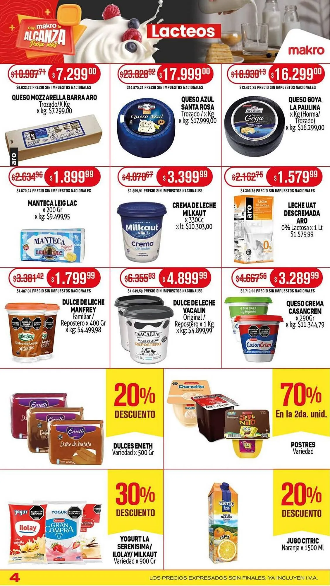 Ofertas de Catálogo Makro 7 de agosto al 13 de agosto 2025 - Página 4 del catálogo