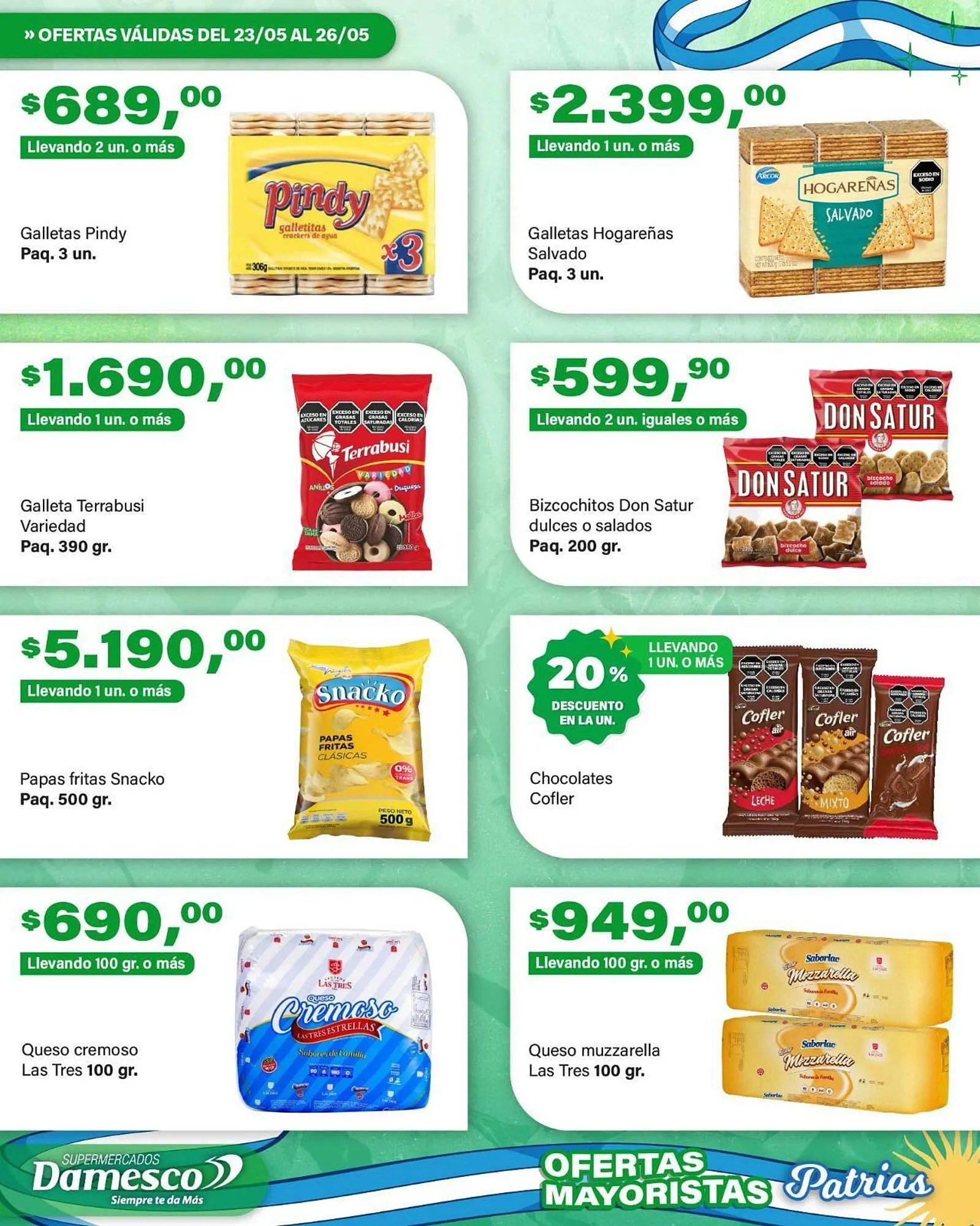 Ofertas de Catálogo Supermercados Damesco 23 de mayo al 26 de mayo 2025 - Página 3 del catálogo