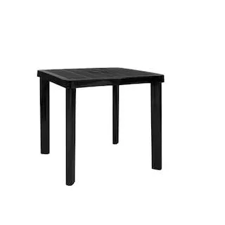 Mesa Campi Garden Life F403001 Borneo 75X75 Negra