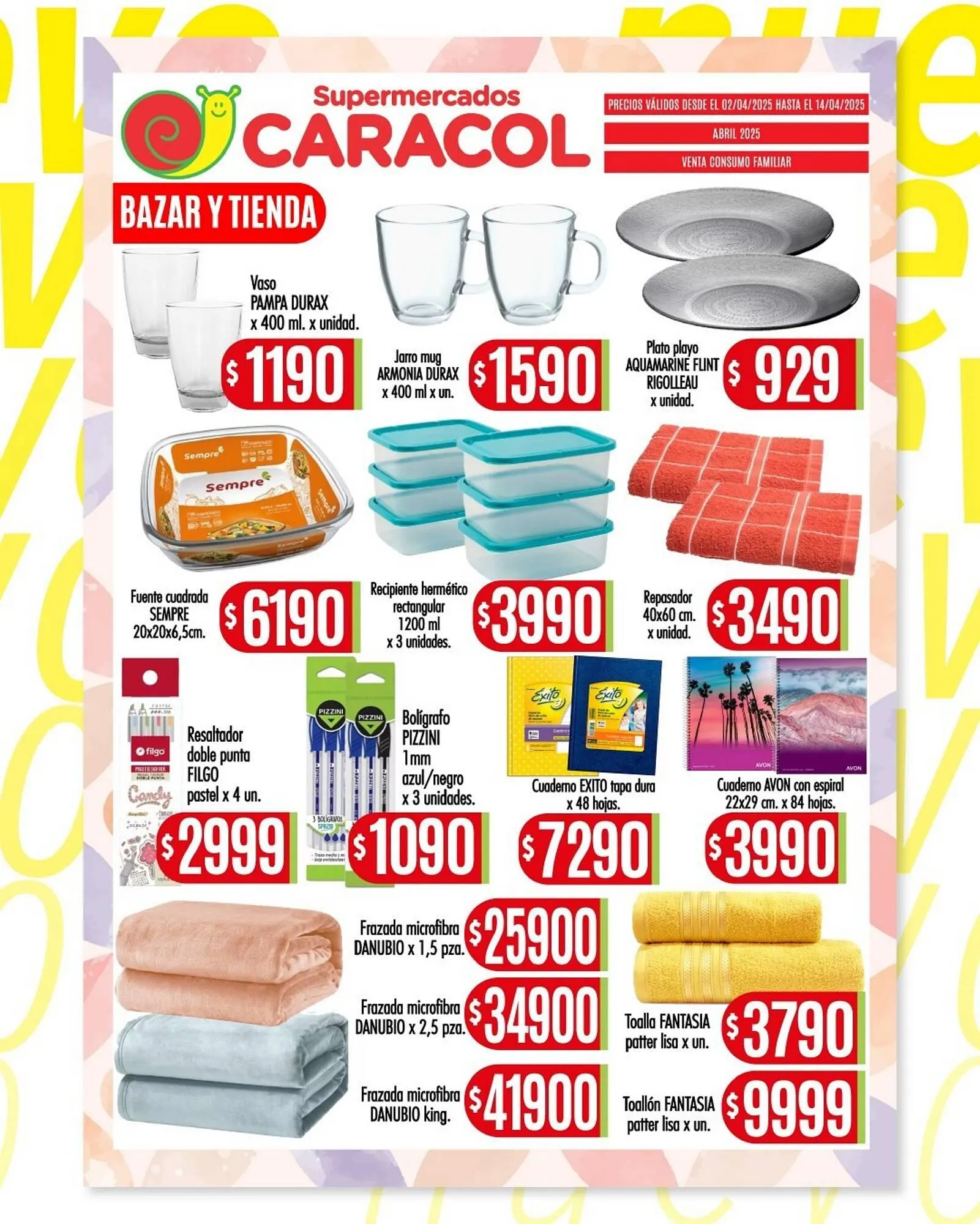 Ofertas de Catálogo Supermercados Caracol 2 de abril al 14 de abril 2025 - Página 5 del catálogo